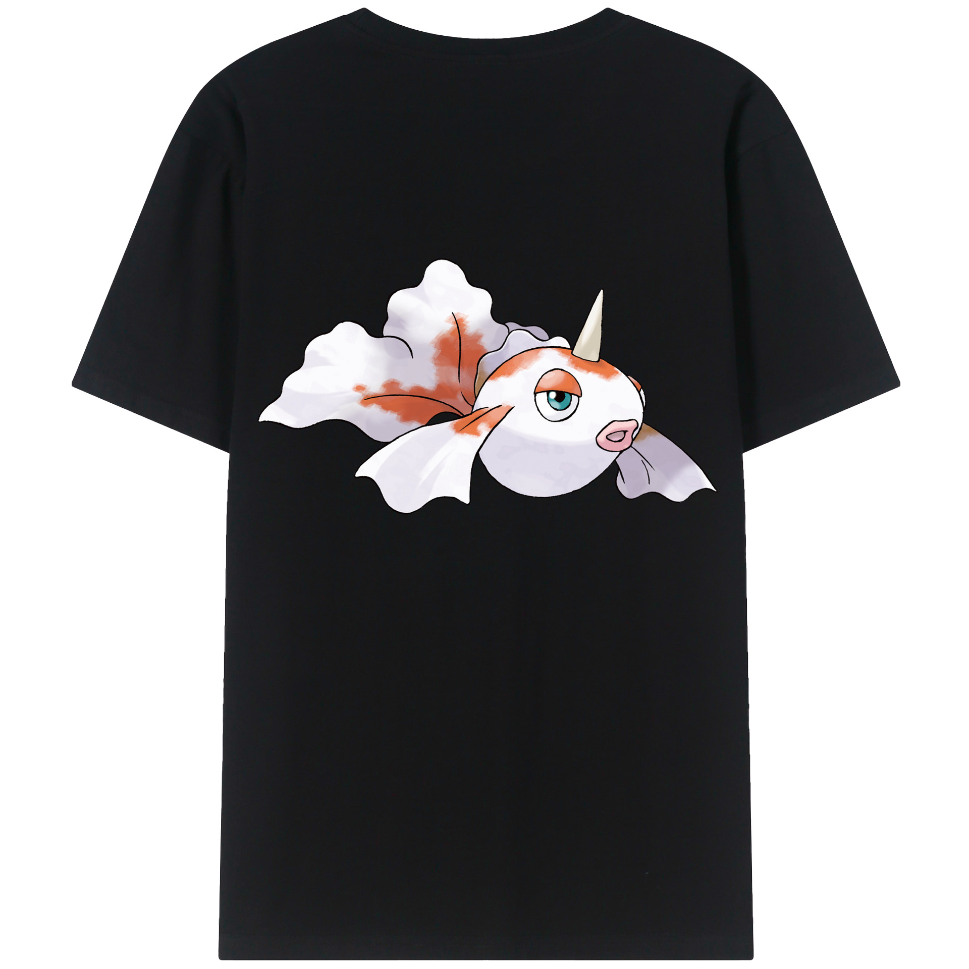 （画像用） ポケットモンスター Pokémon 綿100％ メンズ半袖Tシャツ（バックプリント） 通気性