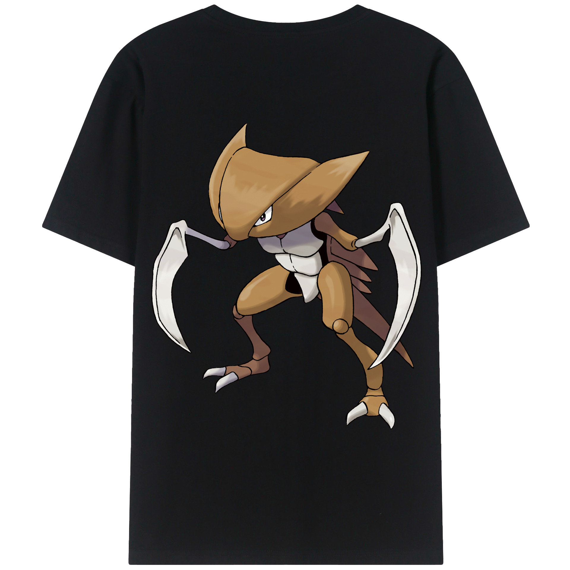 （画像用） ポケットモンスター Pokémon 綿100％ メンズ半袖Tシャツ（バックプリント） 通気性