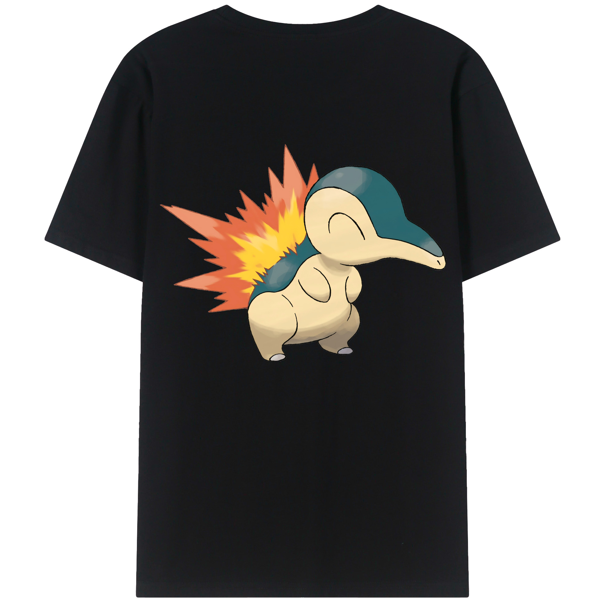 （画像用） ポケットモンスター Pokémon 綿100％ メンズ半袖Tシャツ（バックプリント） 通気性