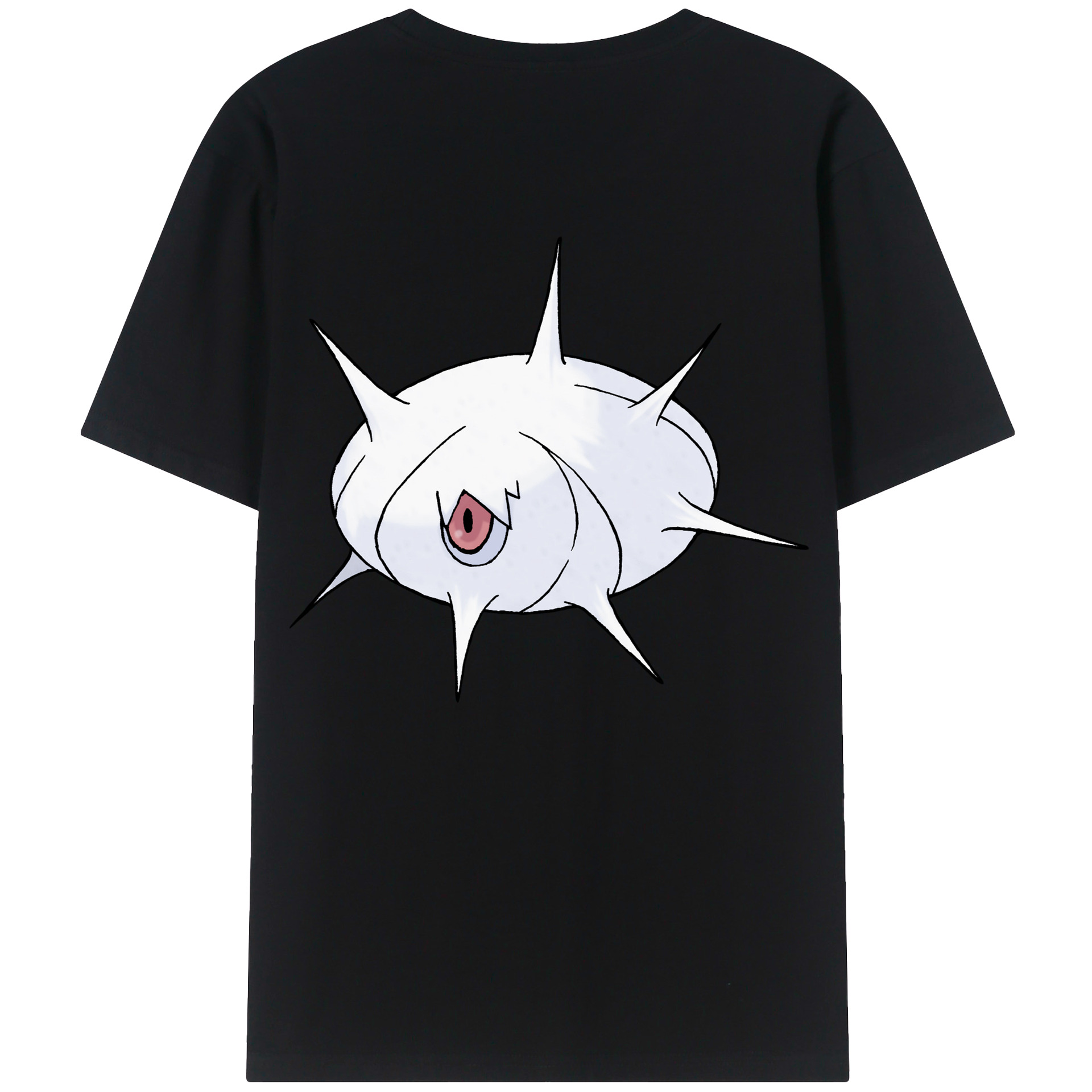 （画像用） ポケットモンスター Pokémon 綿100％ メンズ半袖Tシャツ（バックプリント） 通気性