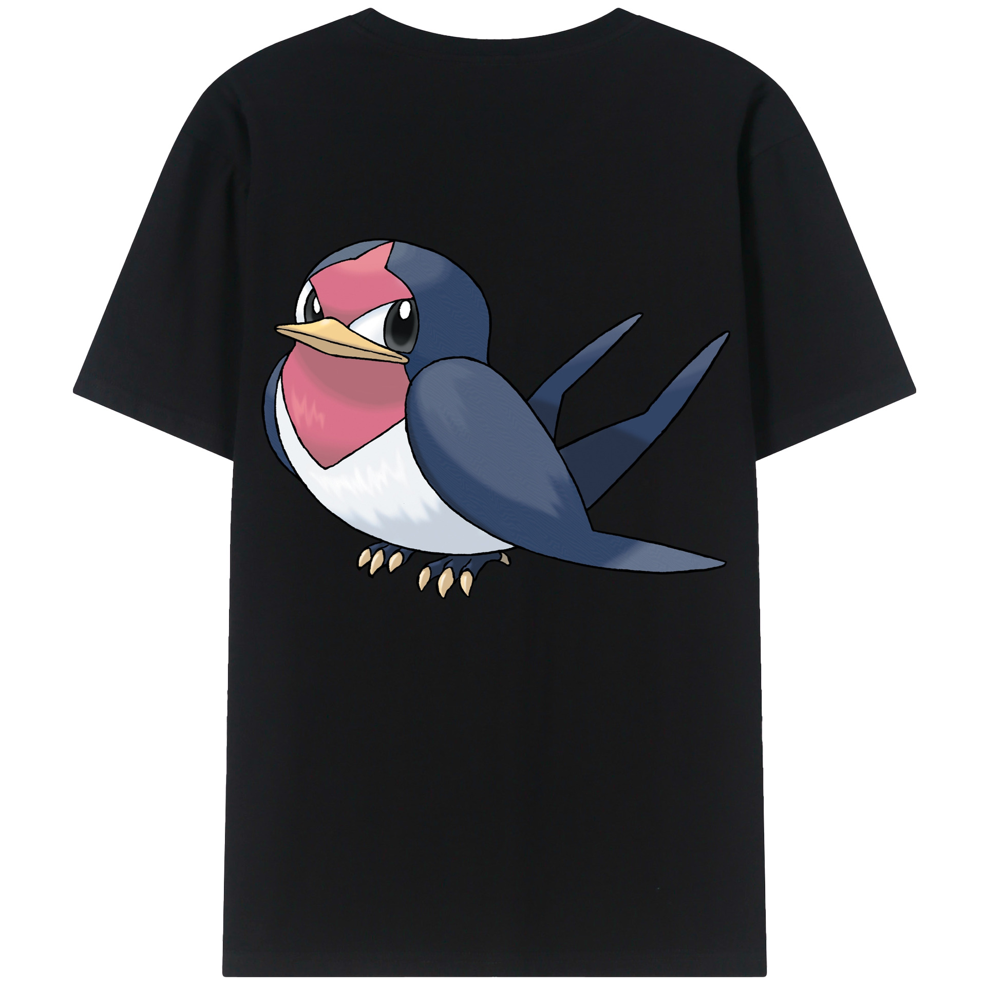 （画像用） ポケットモンスター Pokémon 綿100％ メンズ半袖Tシャツ（バックプリント） 通気性