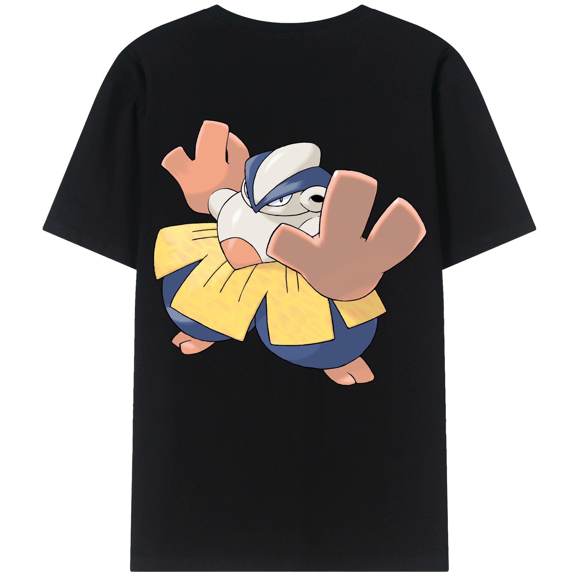（画像用） ポケットモンスター Pokémon 綿100％ メンズ半袖Tシャツ（バックプリント） 通気性