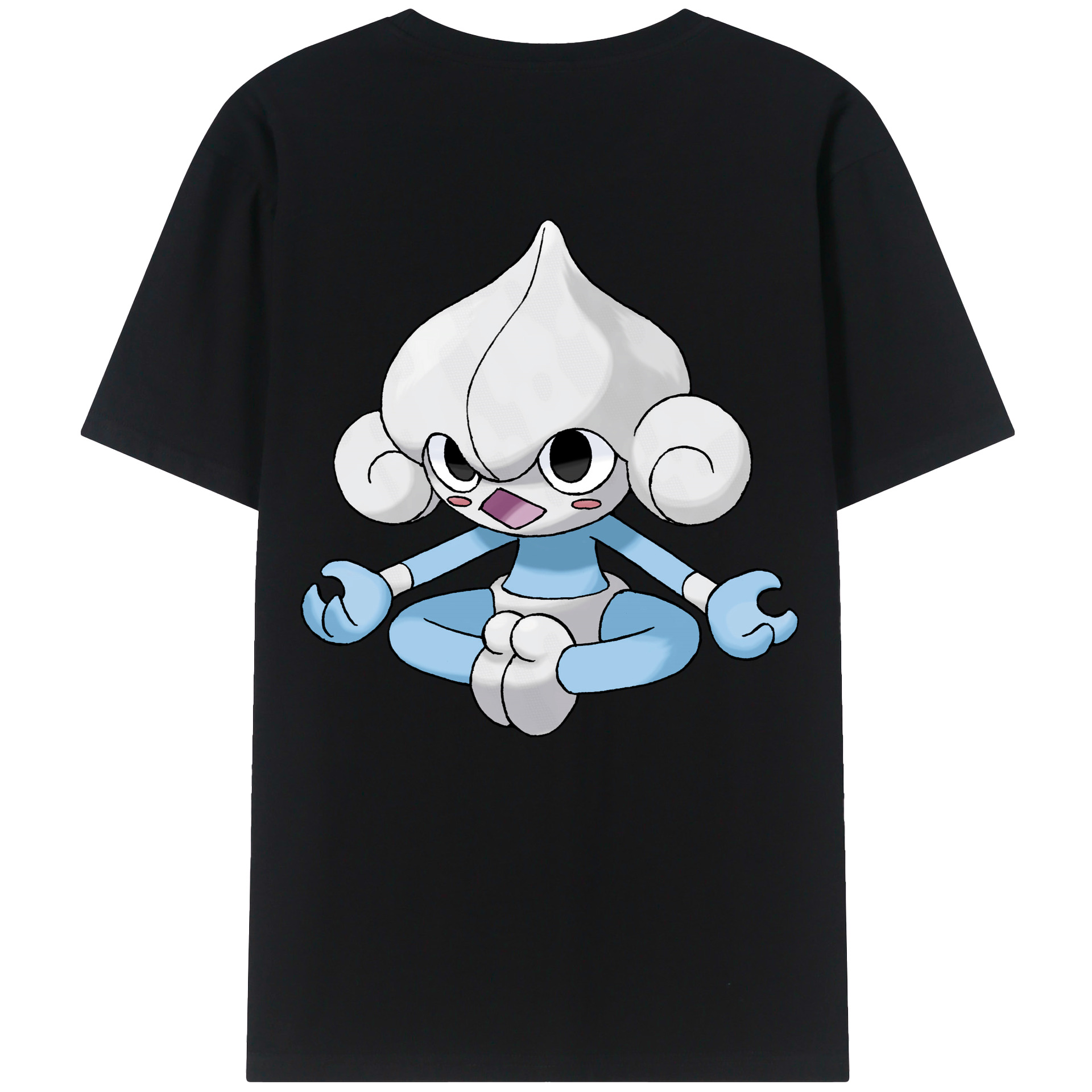 （画像用） ポケットモンスター Pokémon 綿100％ メンズ半袖Tシャツ（バックプリント） 通気性