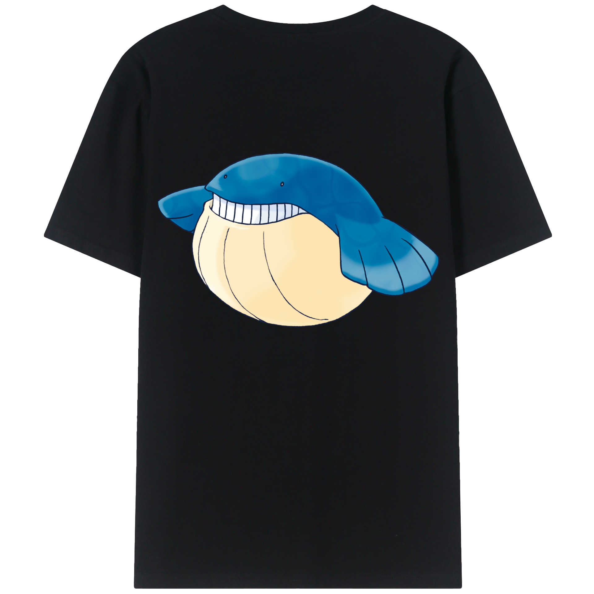 （画像用） ポケットモンスター Pokémon 綿100％ メンズ半袖Tシャツ（バックプリント） 通気性