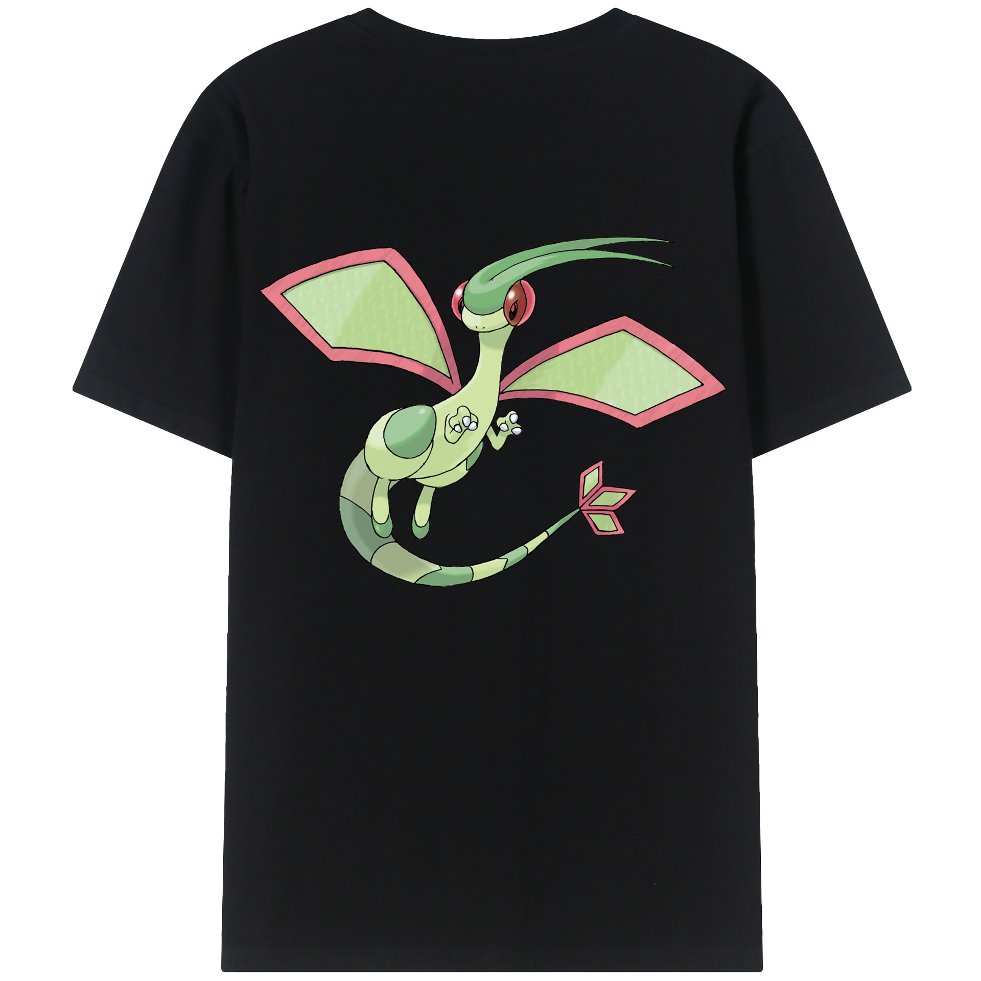 （画像用） ポケットモンスター Pokémon 綿100％ メンズ半袖Tシャツ（バックプリント） 通気性