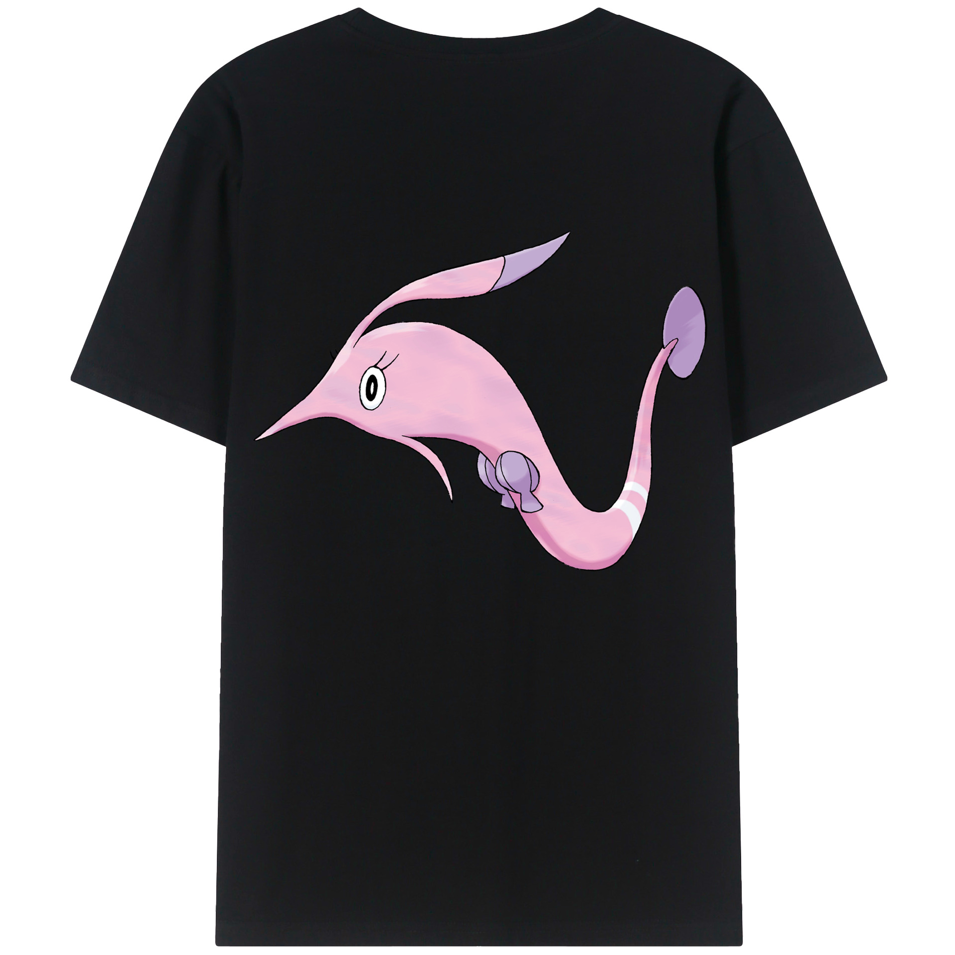 （画像用） ポケットモンスター Pokémon 綿100％ メンズ半袖Tシャツ（バックプリント） 通気性