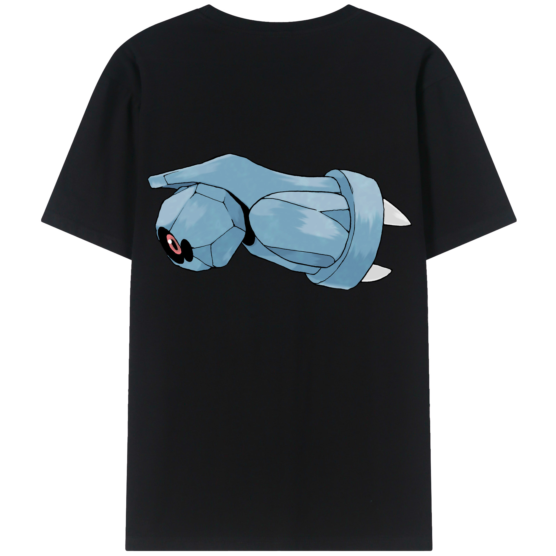 （画像用） ポケットモンスター Pokémon 綿100％ メンズ半袖Tシャツ（バックプリント） 通気性