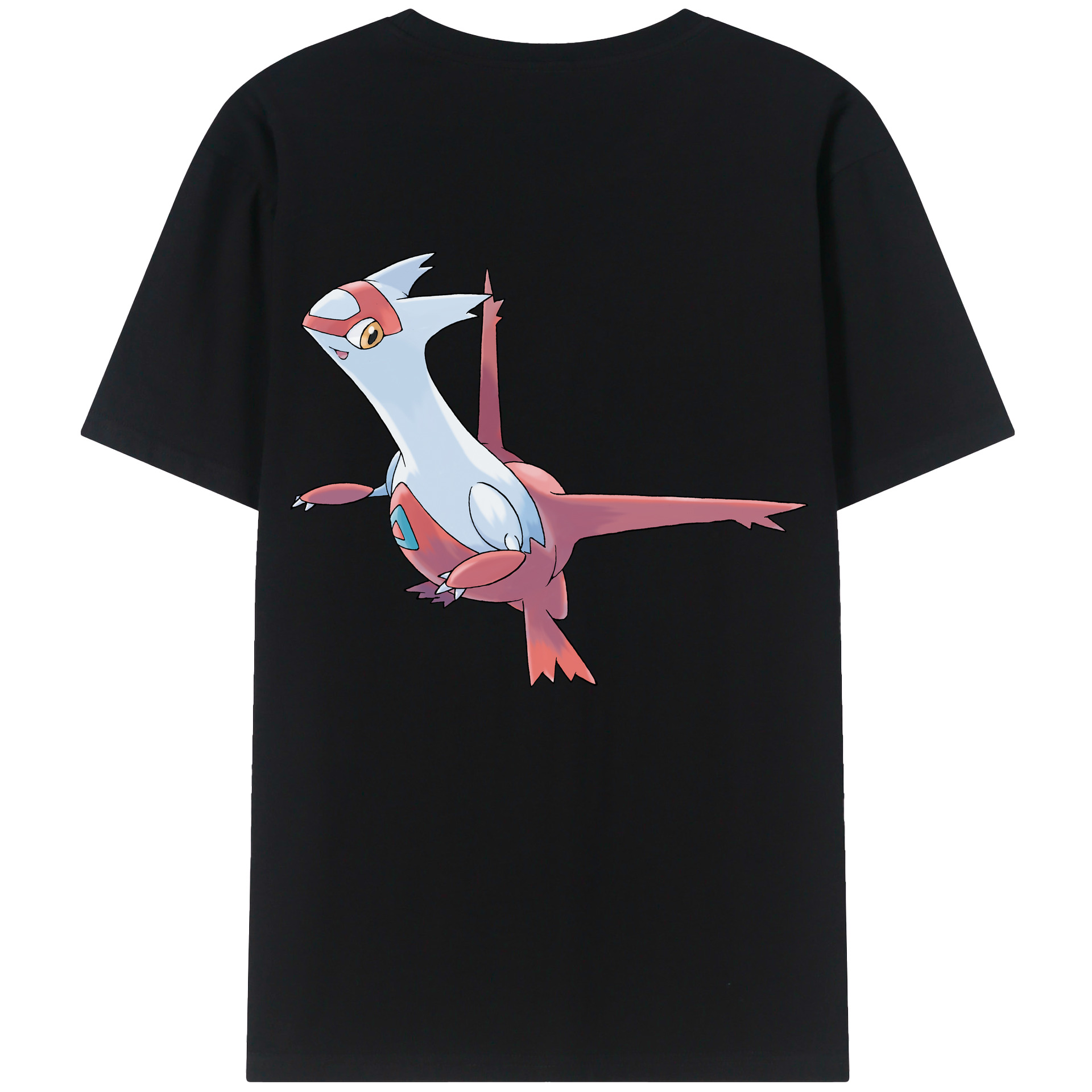 （画像用） ポケットモンスター Pokémon 綿100％ メンズ半袖Tシャツ（バックプリント） 通気性