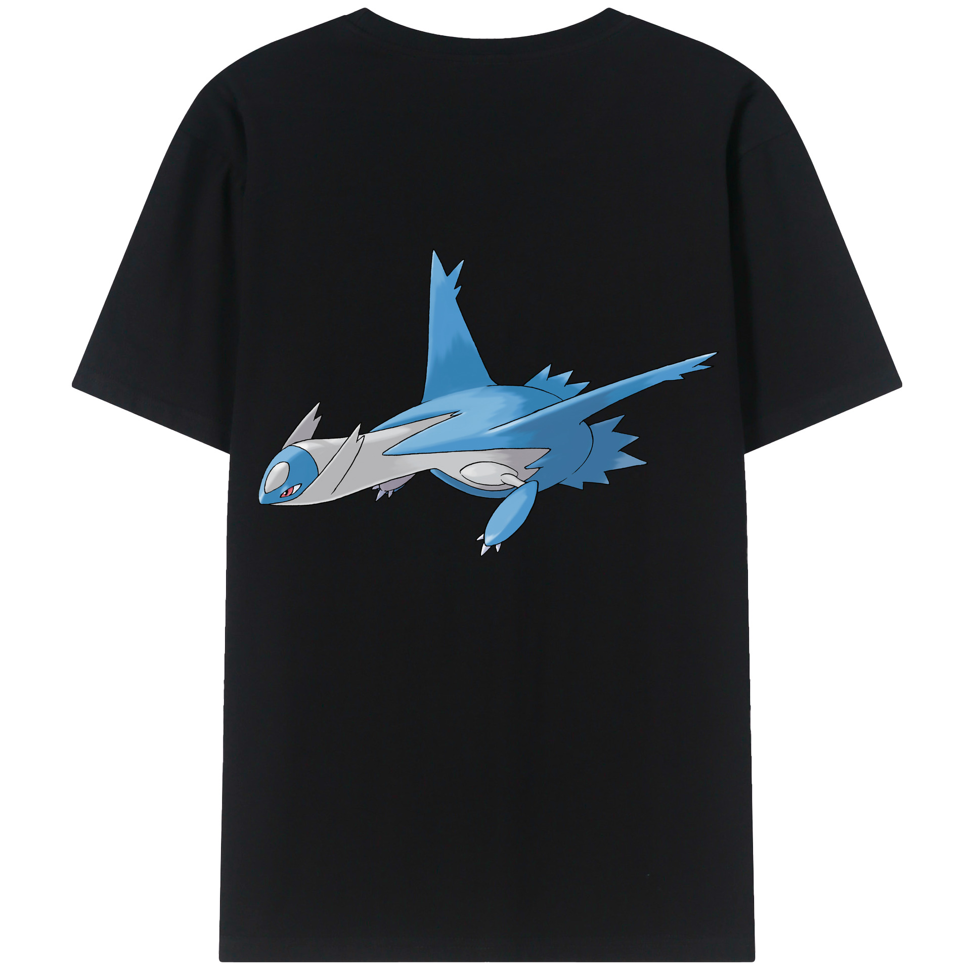 （画像用） ポケットモンスター Pokémon 綿100％ メンズ半袖Tシャツ（バックプリント） 通気性