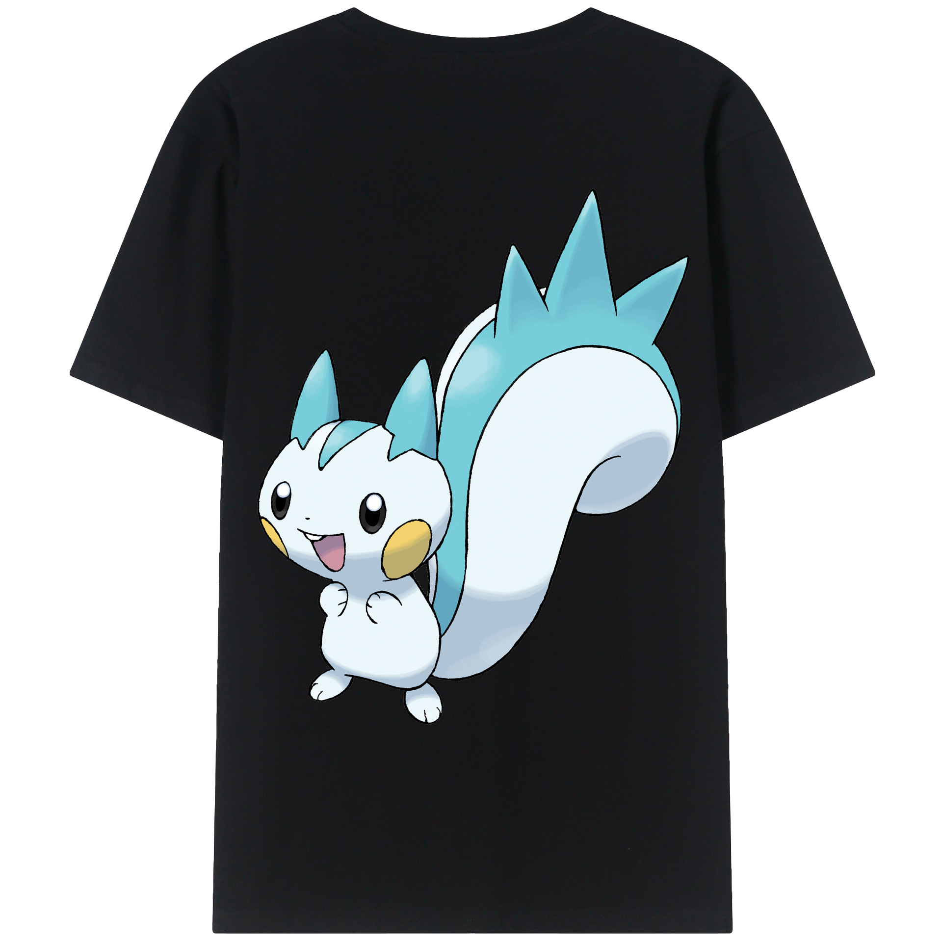 （画像用） ポケットモンスター Pokémon 綿100％ メンズ半袖Tシャツ（バックプリント） 通気性