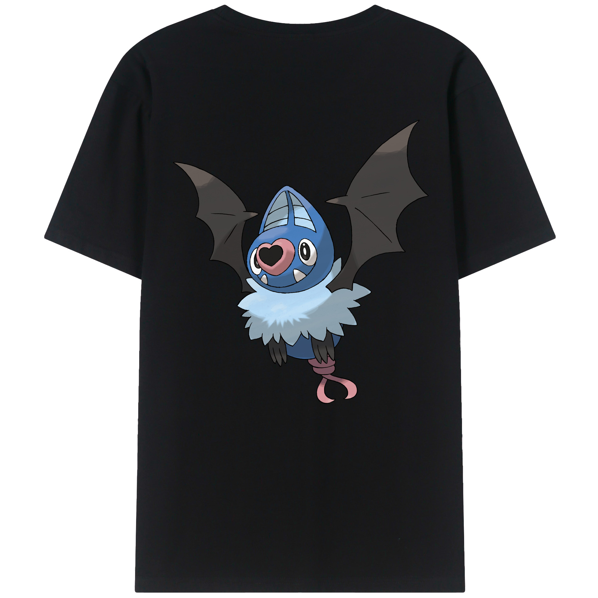 （画像用） ポケットモンスター Pokémon 綿100％ メンズ半袖Tシャツ（バックプリント） 通気性