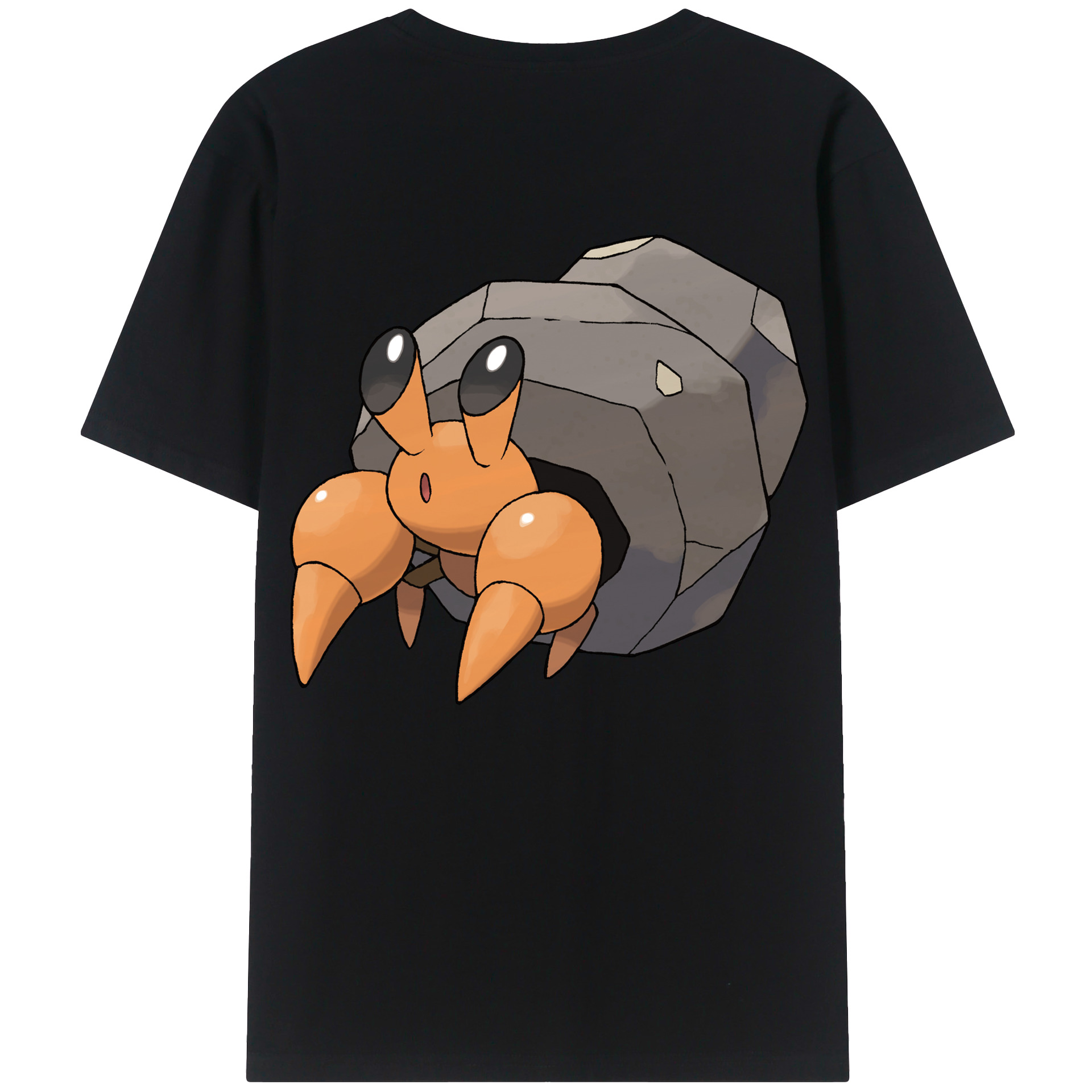 （画像用） ポケットモンスター Pokémon 綿100％ メンズ半袖Tシャツ（バックプリント） 通気性