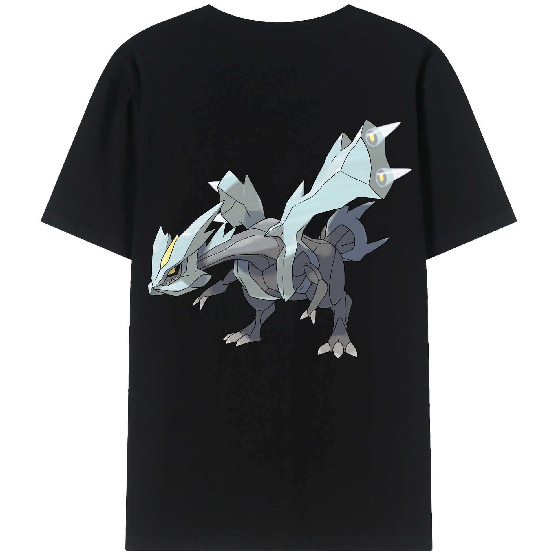 （画像用） ポケットモンスター Pokémon 綿100％ メンズ半袖Tシャツ（バックプリント） 通気性