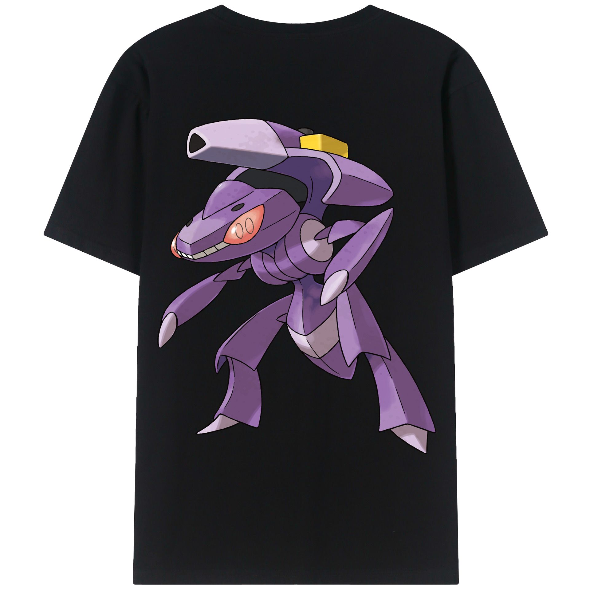 （画像用） ポケットモンスター Pokémon 綿100％ メンズ半袖Tシャツ（バックプリント） 通気性