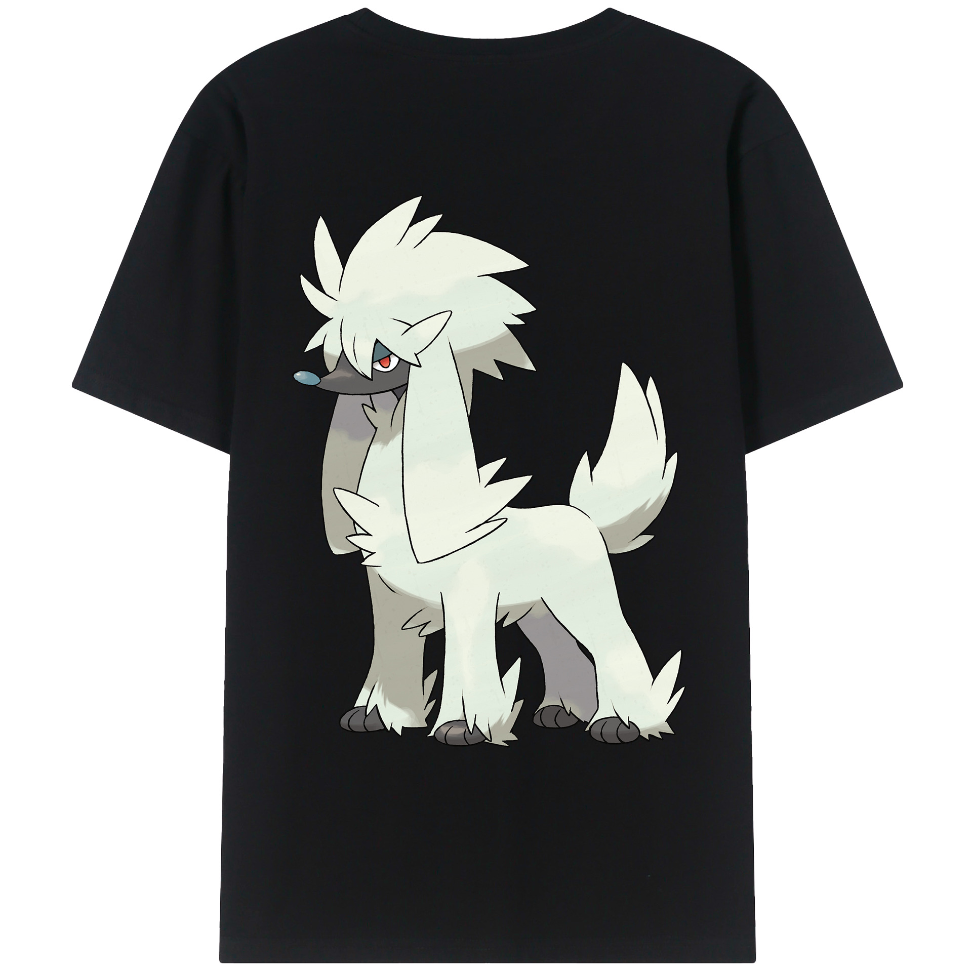 （画像用） ポケットモンスター Pokémon 綿100％ メンズ半袖Tシャツ（バックプリント） 通気性