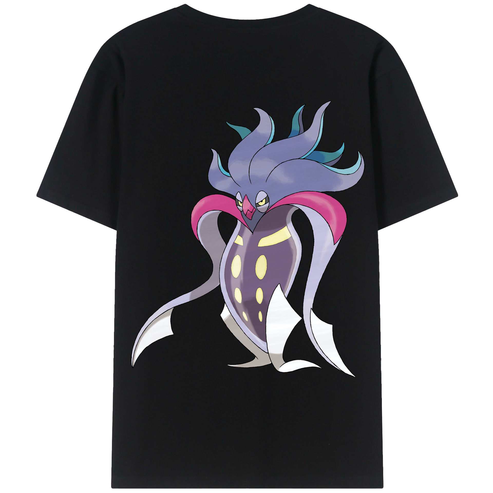 （画像用） ポケットモンスター Pokémon 綿100％ メンズ半袖Tシャツ（バックプリント） 通気性