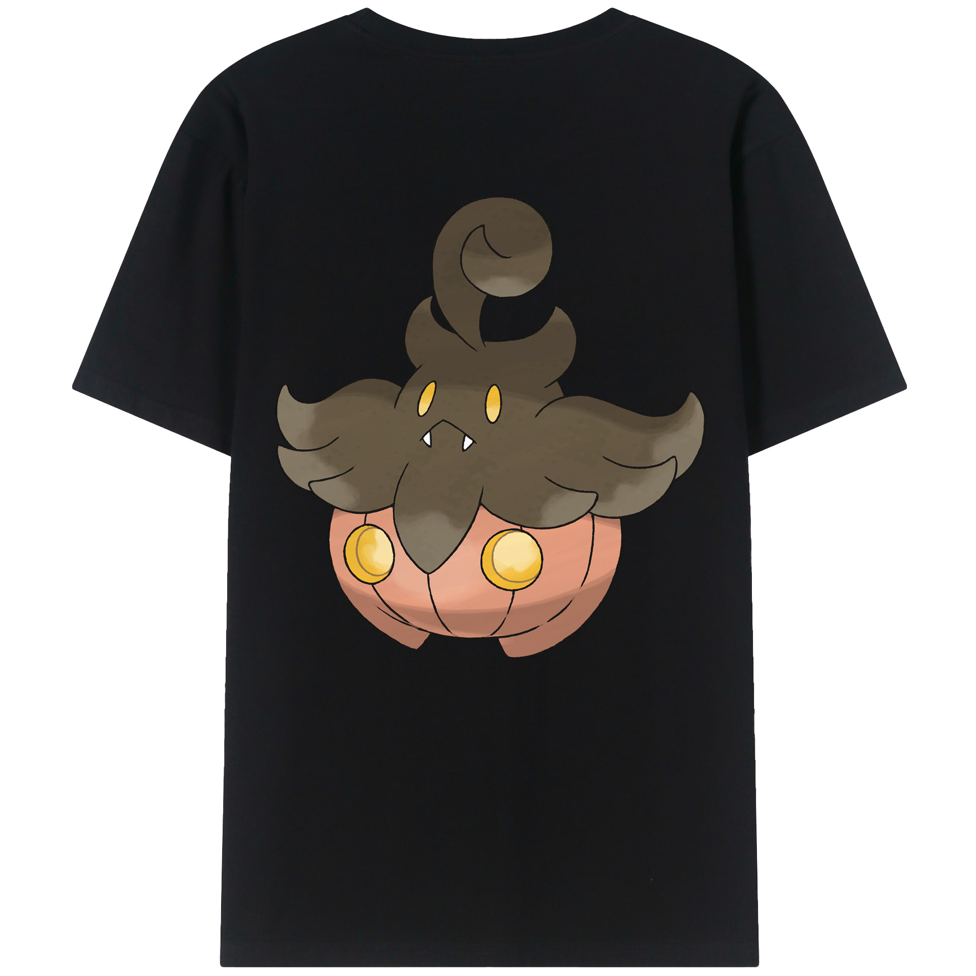 （画像用） ポケットモンスター Pokémon 綿100％ メンズ半袖Tシャツ（バックプリント） 通気性