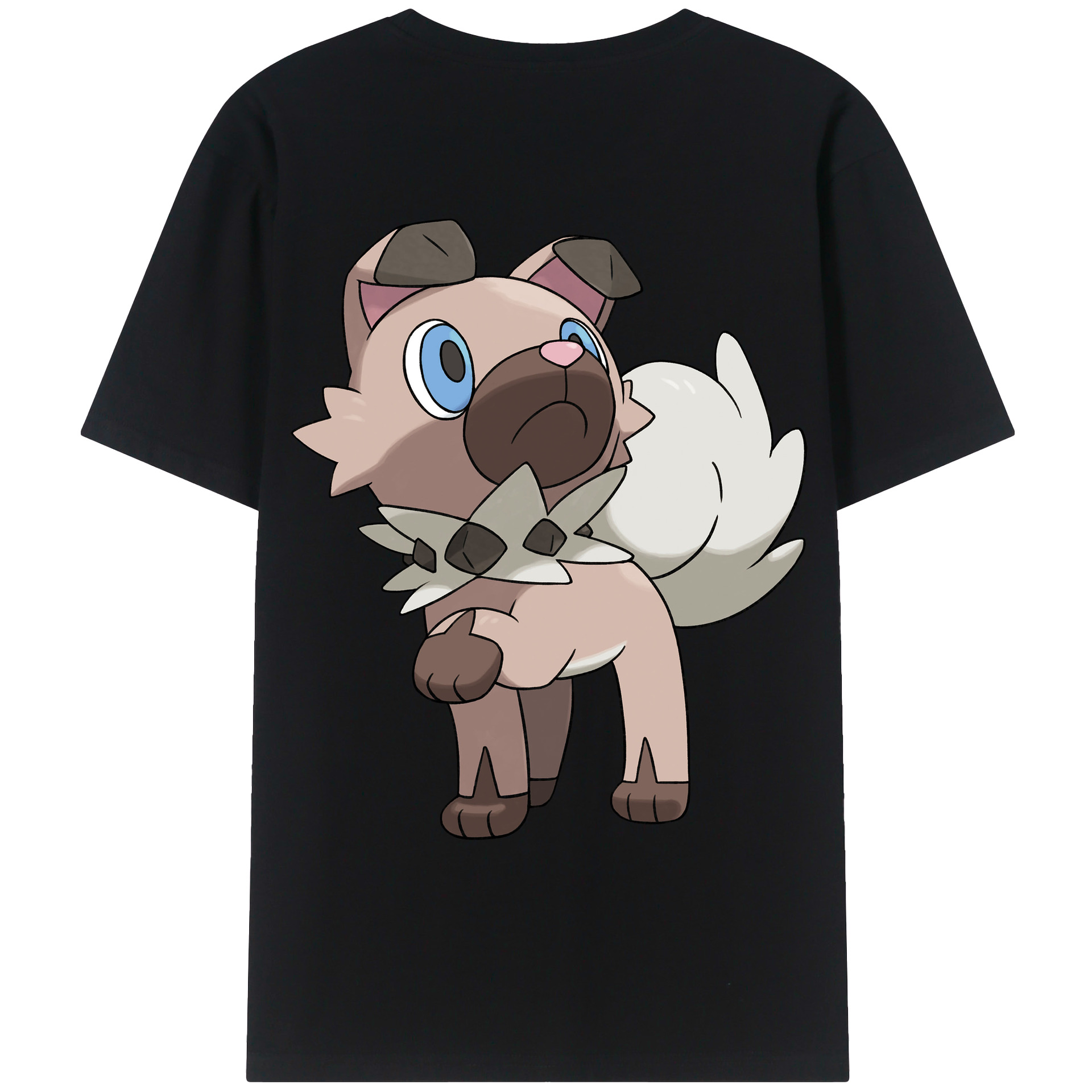 （画像用） ポケットモンスター Pokémon 綿100％ メンズ半袖Tシャツ（バックプリント） 通気性