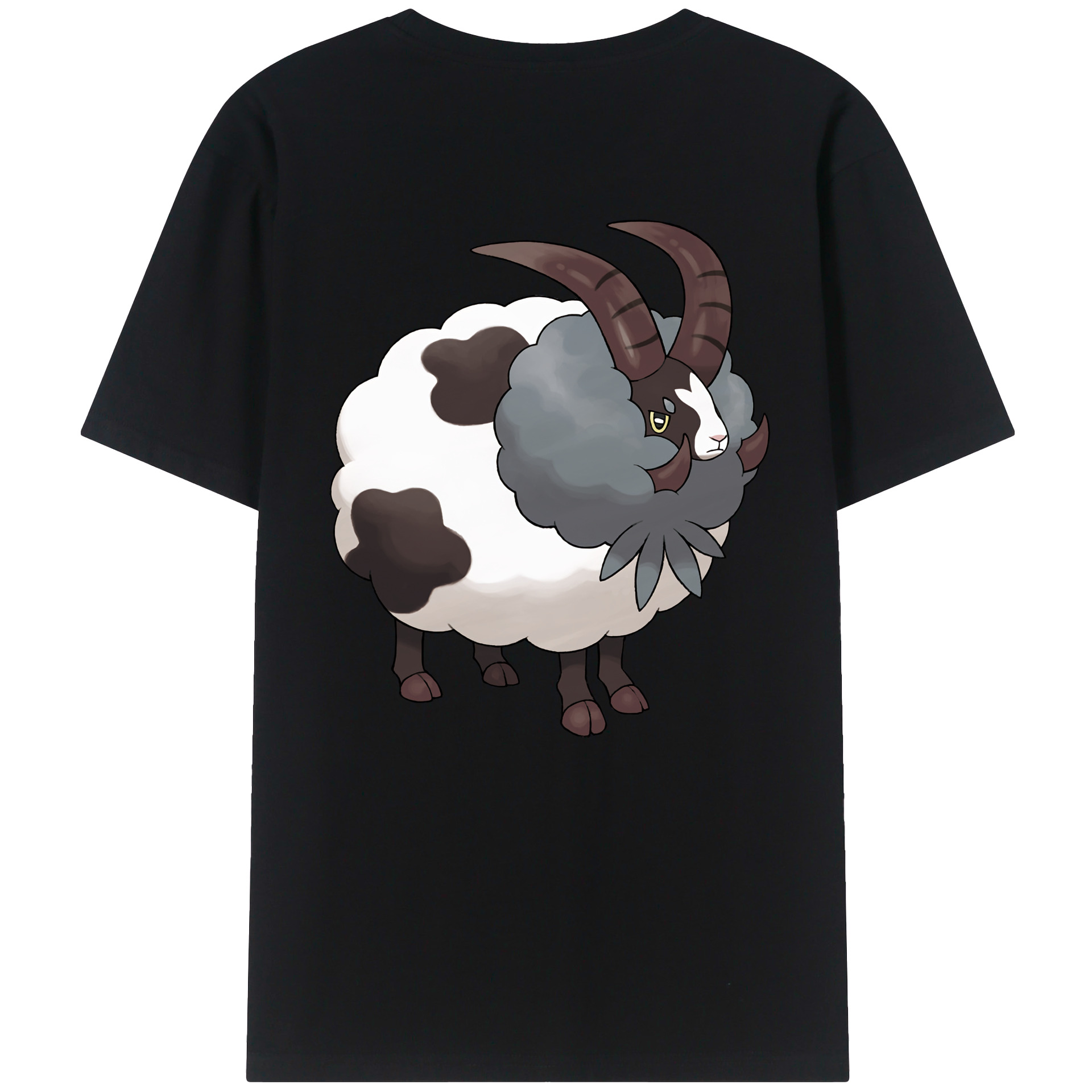 （画像用） ポケットモンスター Pokémon 綿100％ メンズ半袖Tシャツ（バックプリント） 通気性