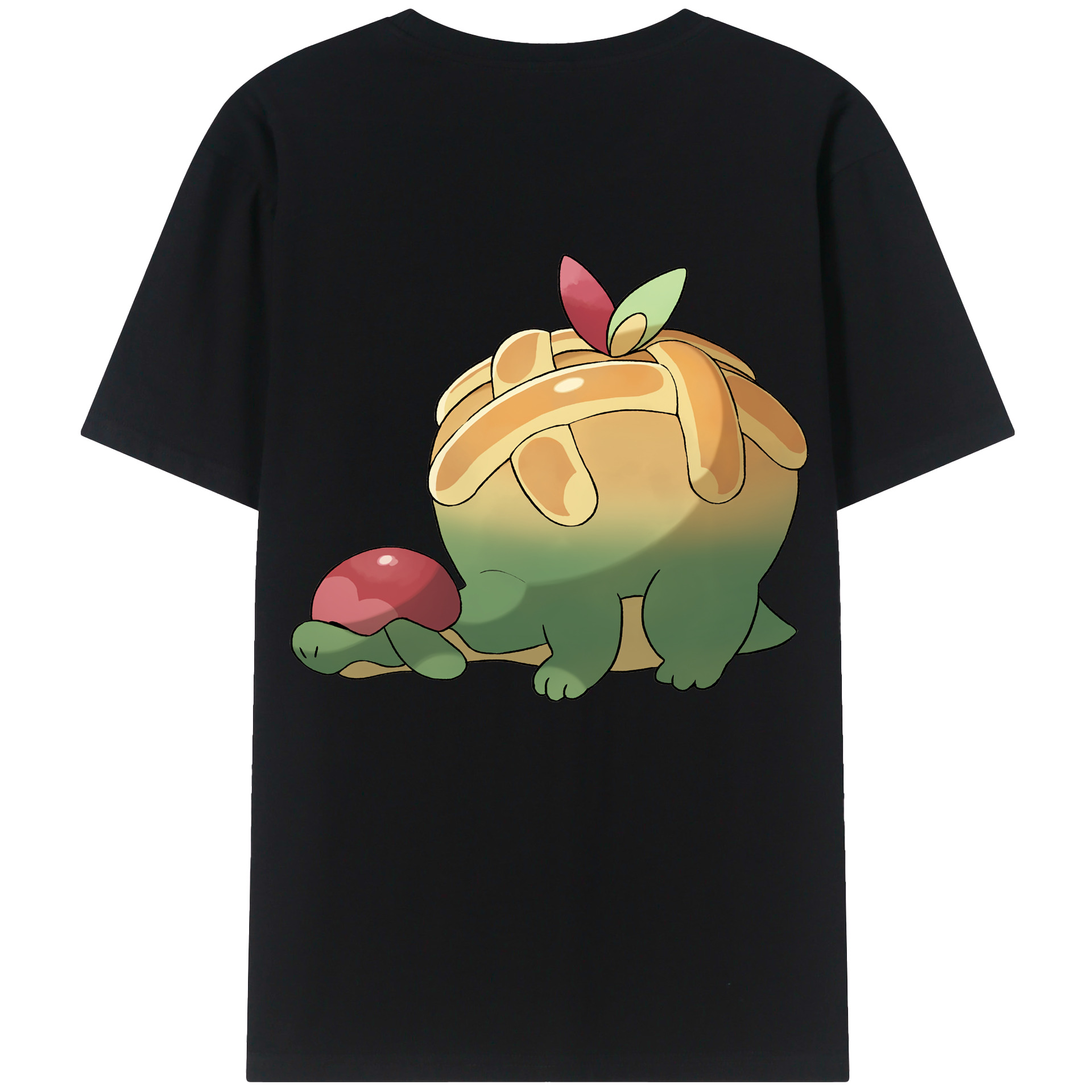 （画像用） ポケットモンスター Pokémon 綿100％ メンズ半袖Tシャツ（バックプリント） 通気性