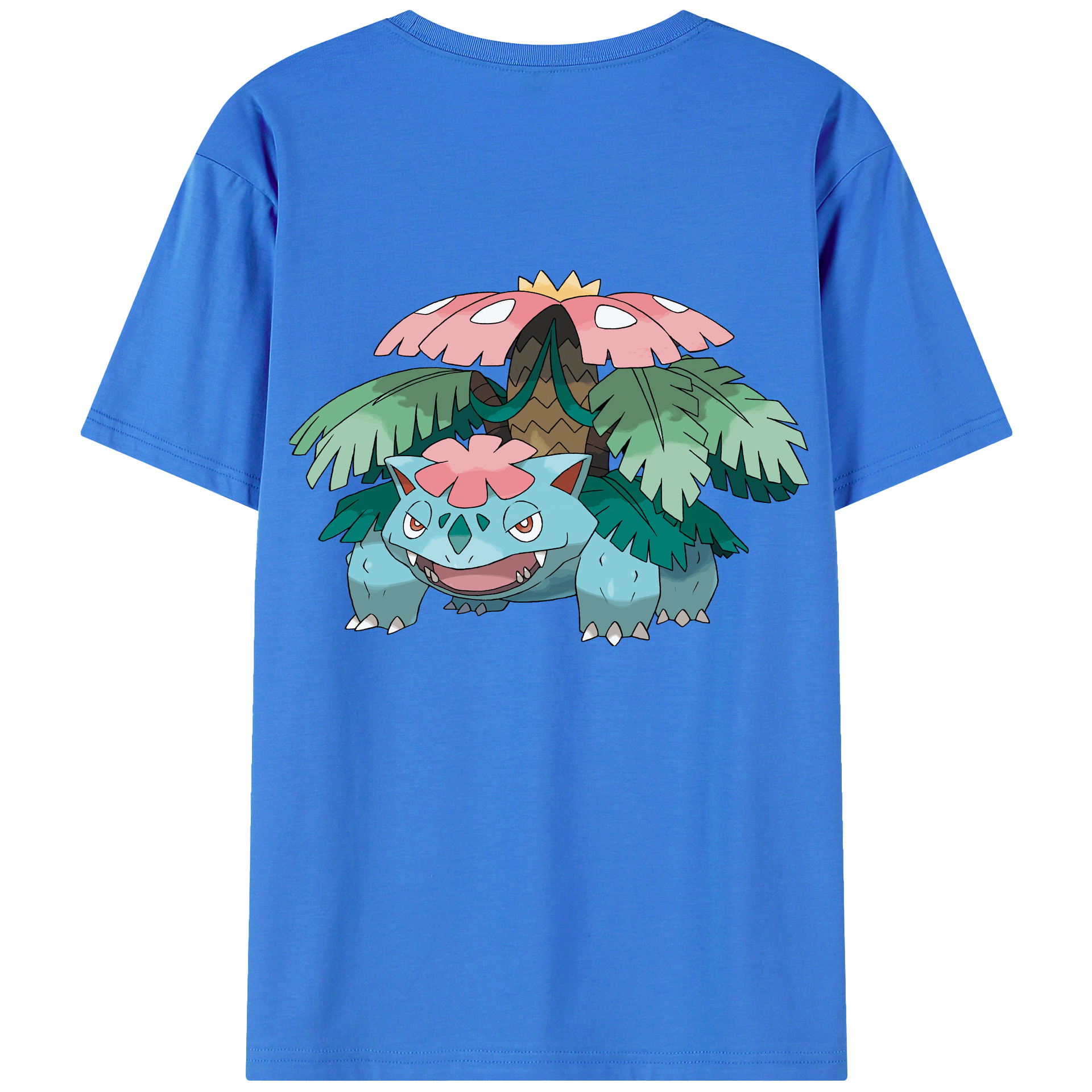 （画像用） ポケットモンスター Pokémon 綿100％ メンズ半袖Tシャツ（バックプリント） 通気性