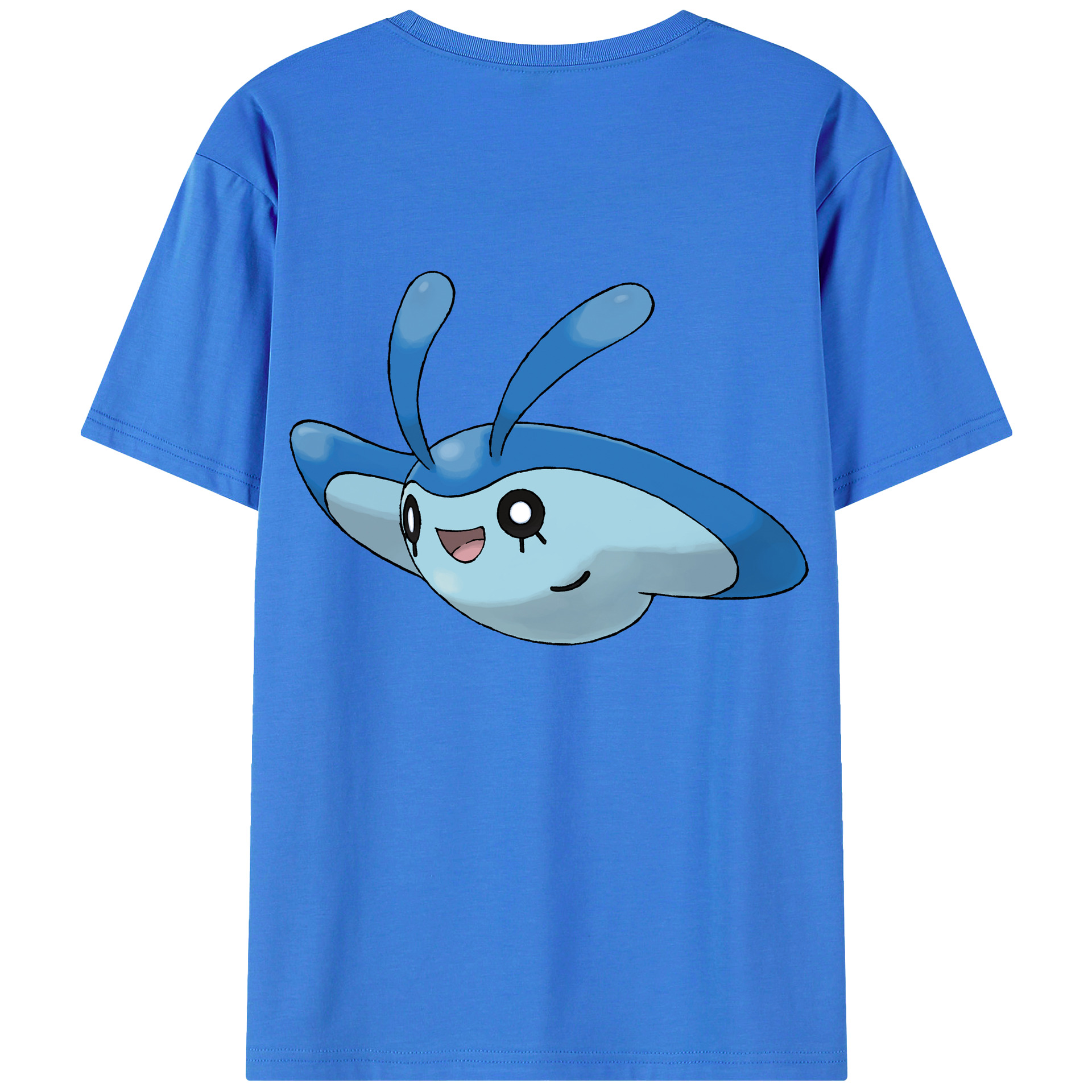 （画像用） ポケットモンスター Pokémon 綿100％ メンズ半袖Tシャツ（バックプリント） 通気性