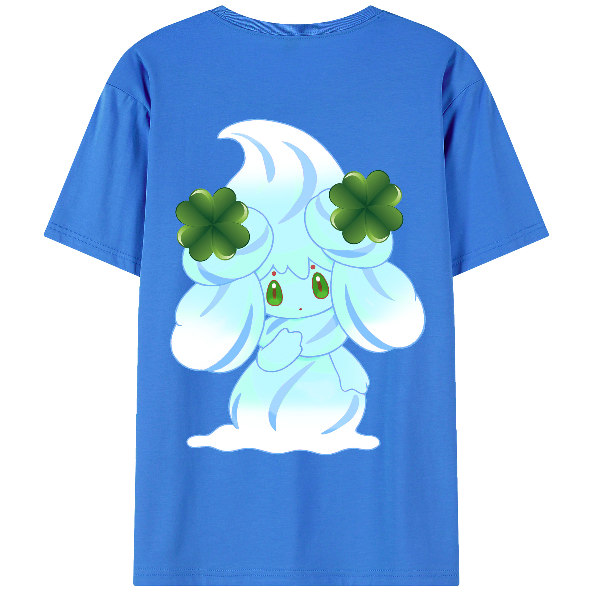 （画像用） ポケットモンスター Pokémon 綿100％ メンズ半袖Tシャツ（バックプリント） 通気性