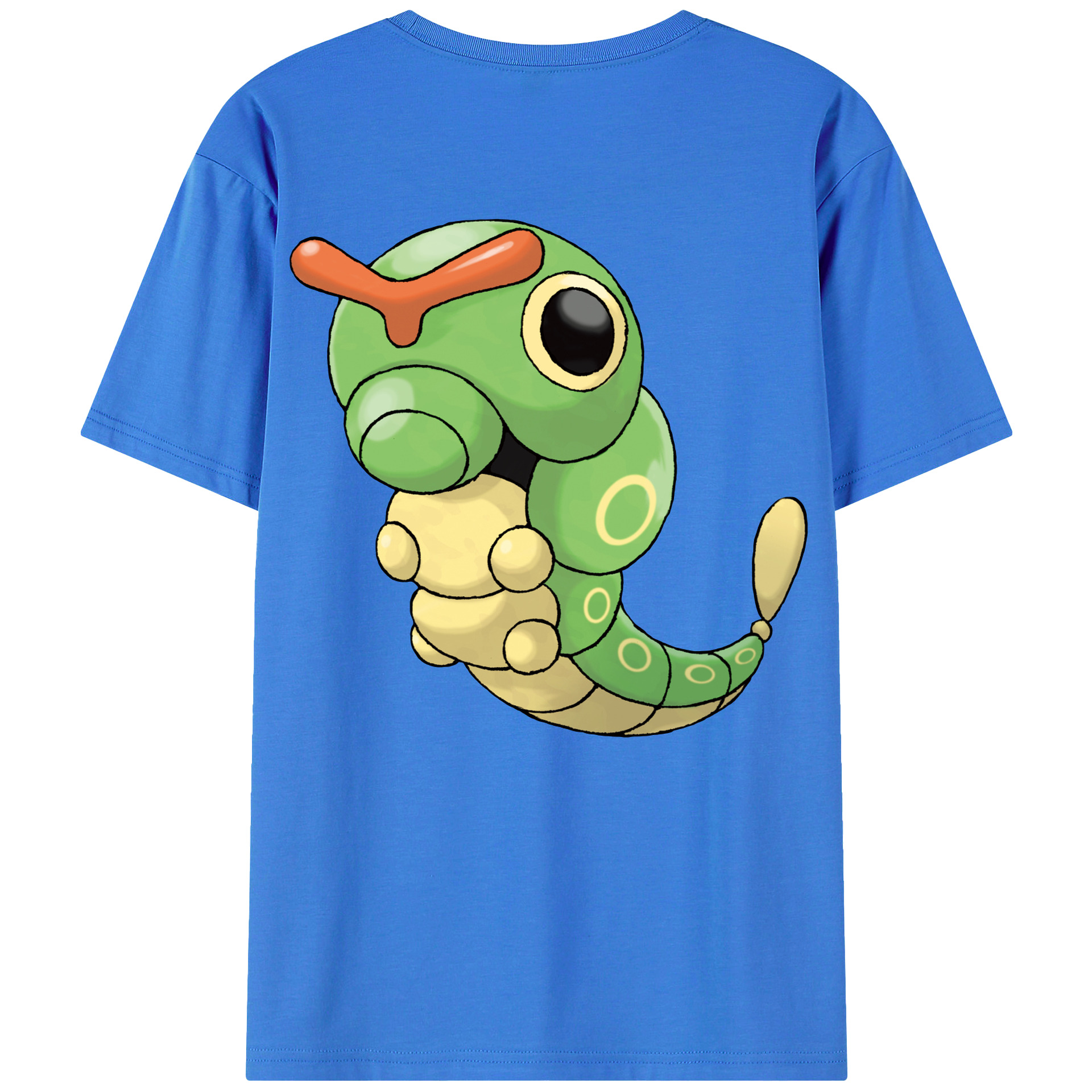 （画像用） ポケットモンスター Pokémon 綿100％ メンズ半袖Tシャツ（バックプリント） 通気性