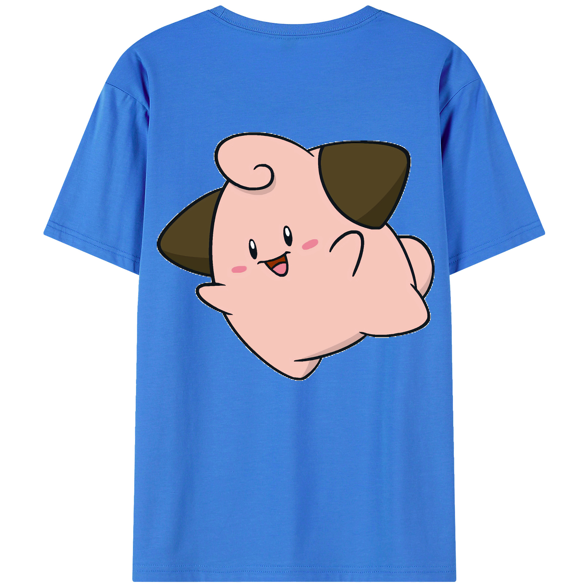 （画像用） ポケットモンスター Pokémon 綿100％ メンズ半袖Tシャツ（バックプリント） 通気性
