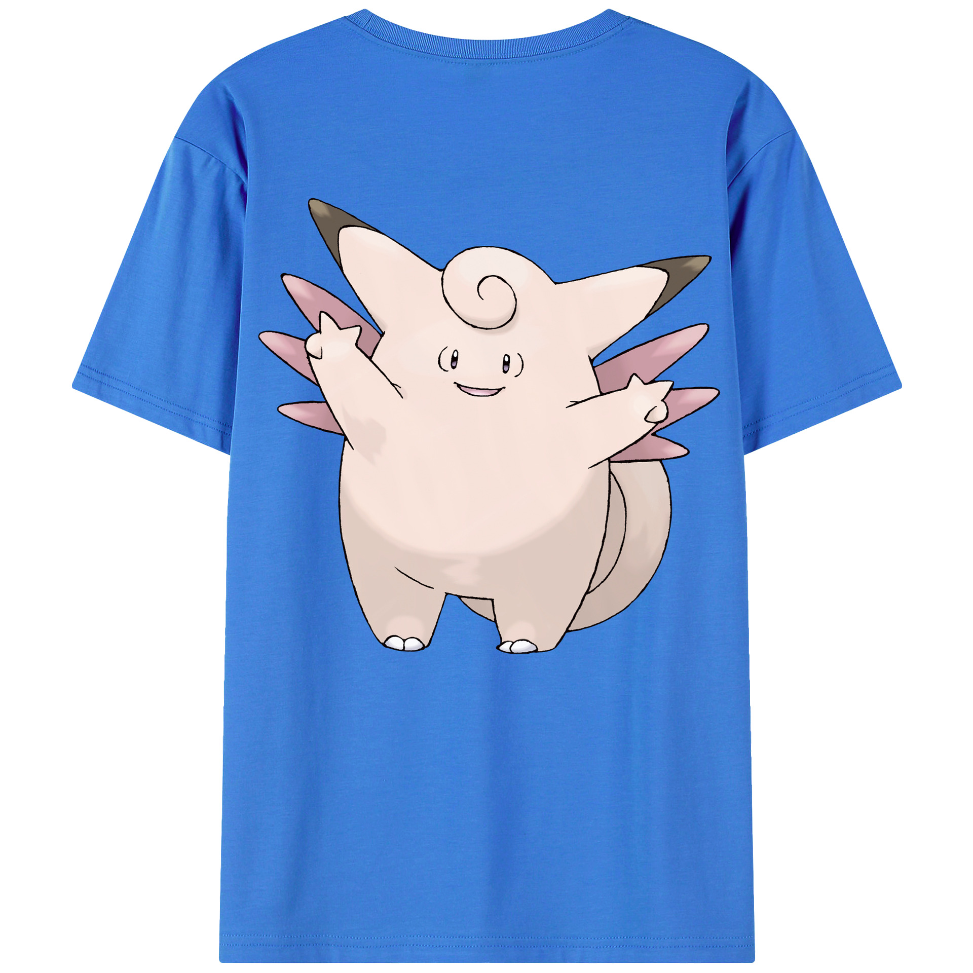 （画像用） ポケットモンスター Pokémon 綿100％ メンズ半袖Tシャツ（バックプリント） 通気性
