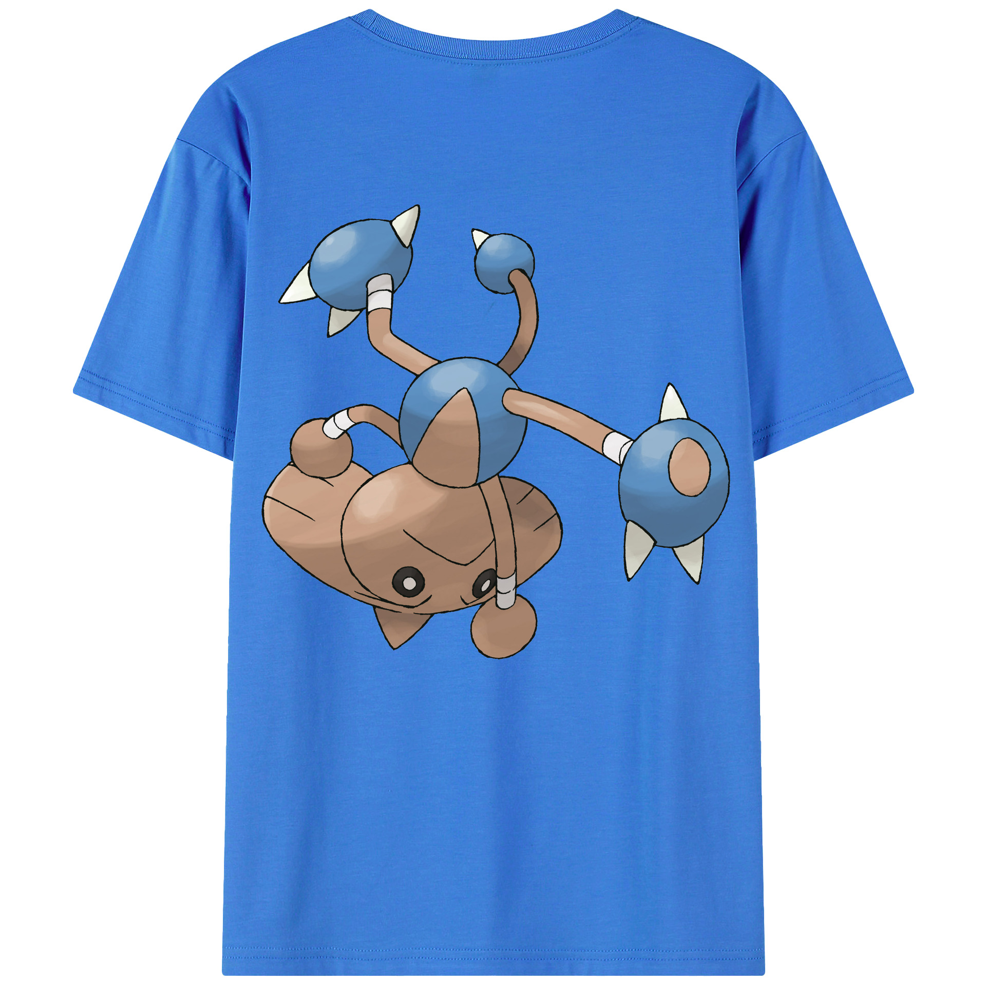 （画像用） ポケットモンスター Pokémon 綿100％ メンズ半袖Tシャツ（バックプリント） 通気性