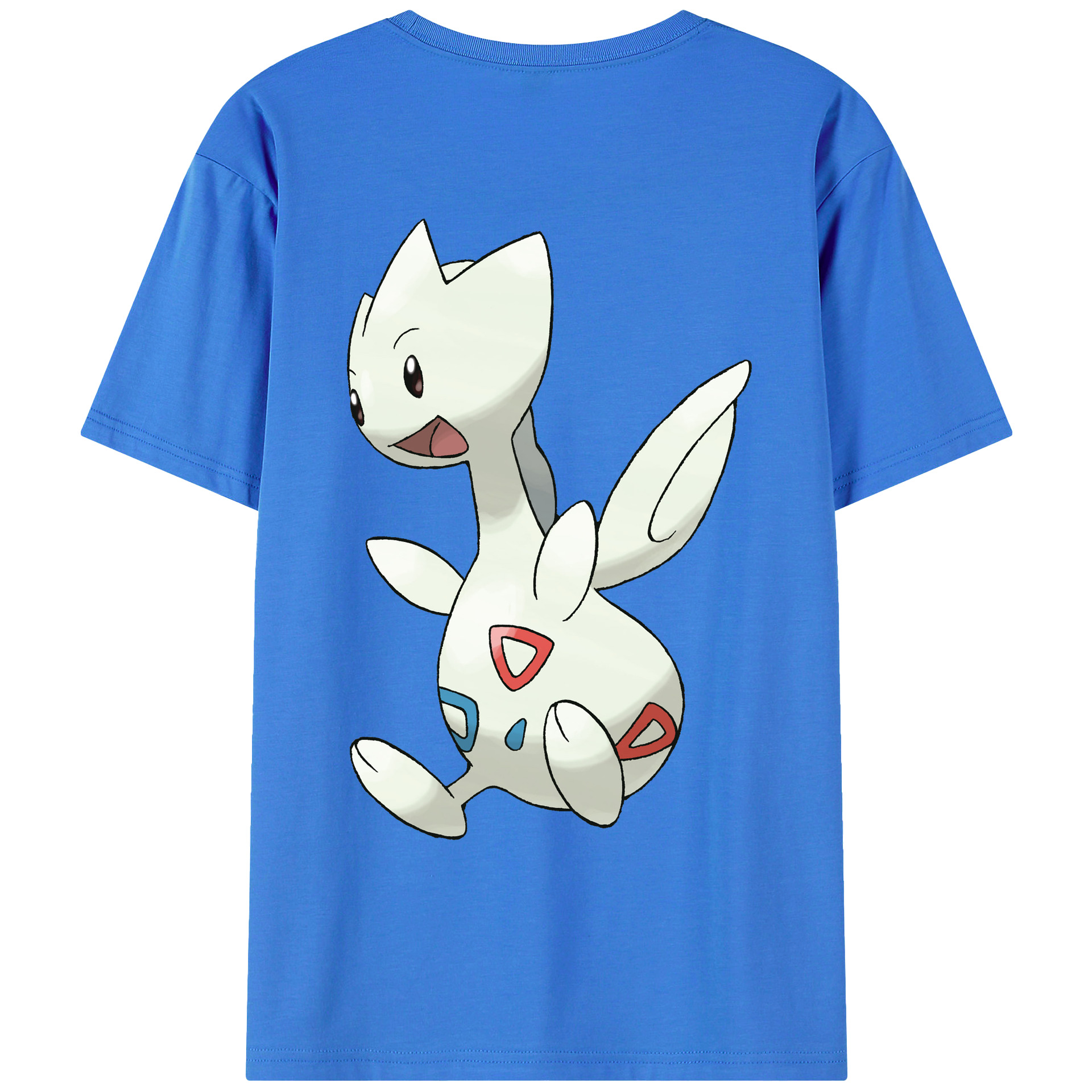 （画像用） ポケットモンスター Pokémon 綿100％ メンズ半袖Tシャツ（バックプリント） 通気性