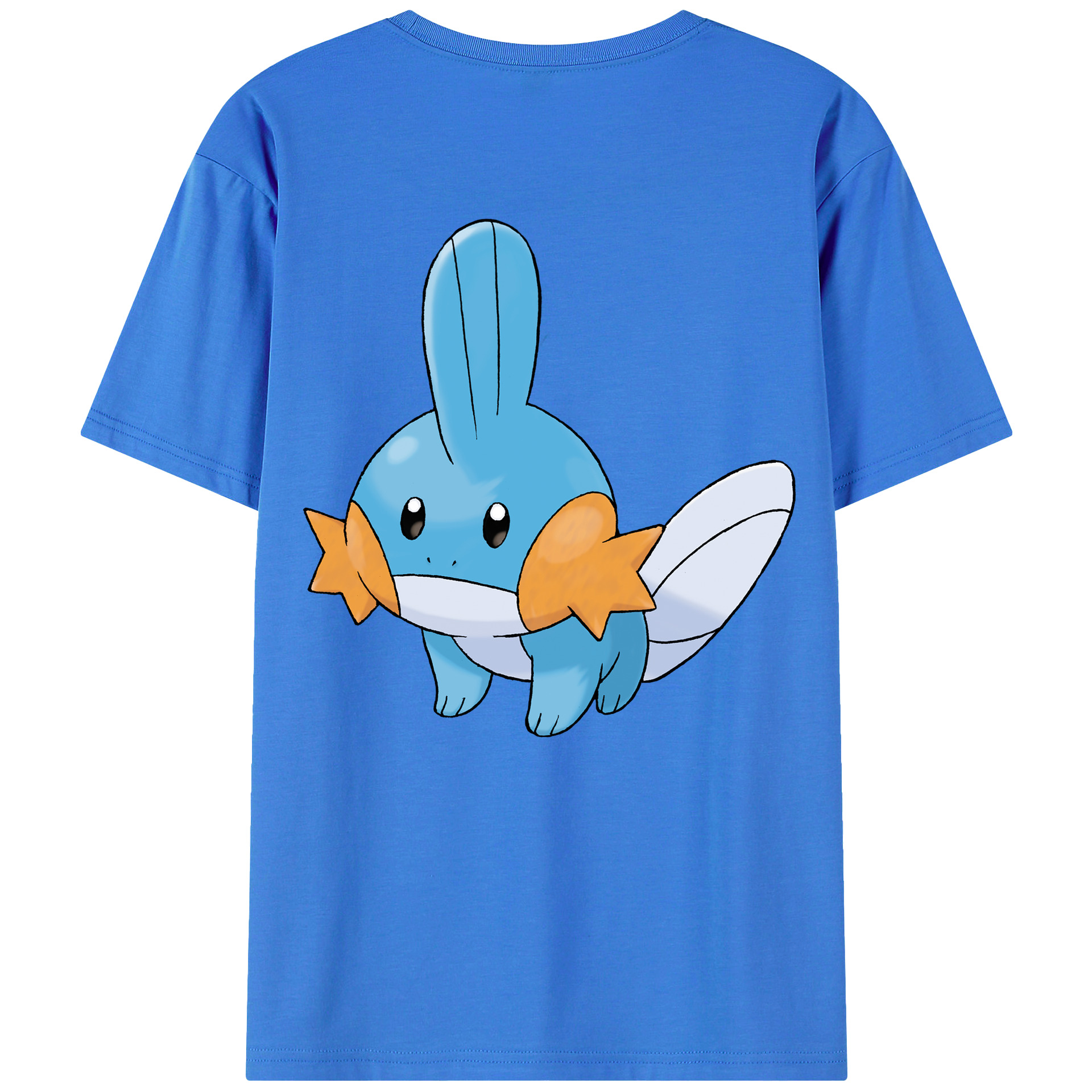 （画像用） ポケットモンスター Pokémon 綿100％ メンズ半袖Tシャツ（バックプリント） 通気性