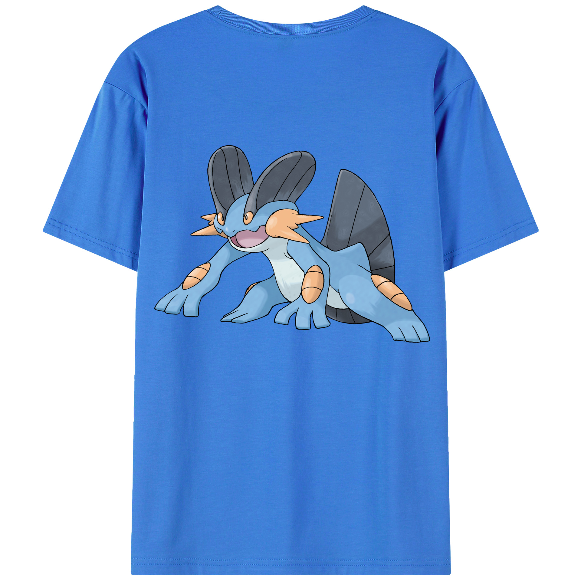 （画像用） ポケットモンスター Pokémon 綿100％ メンズ半袖Tシャツ（バックプリント） 通気性