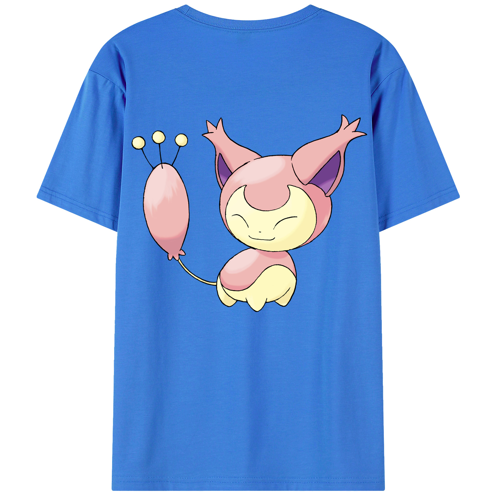 （画像用） ポケットモンスター Pokémon 綿100％ メンズ半袖Tシャツ（バックプリント） 通気性