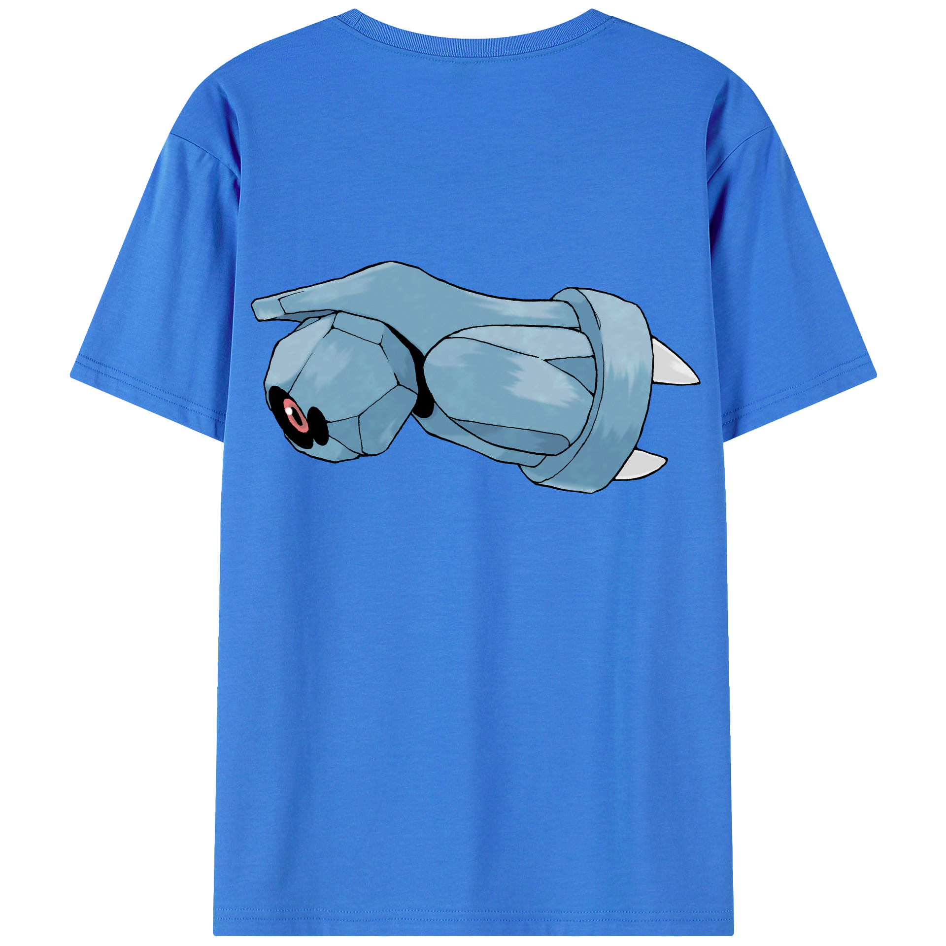 （画像用） ポケットモンスター Pokémon 綿100％ メンズ半袖Tシャツ（バックプリント） 通気性