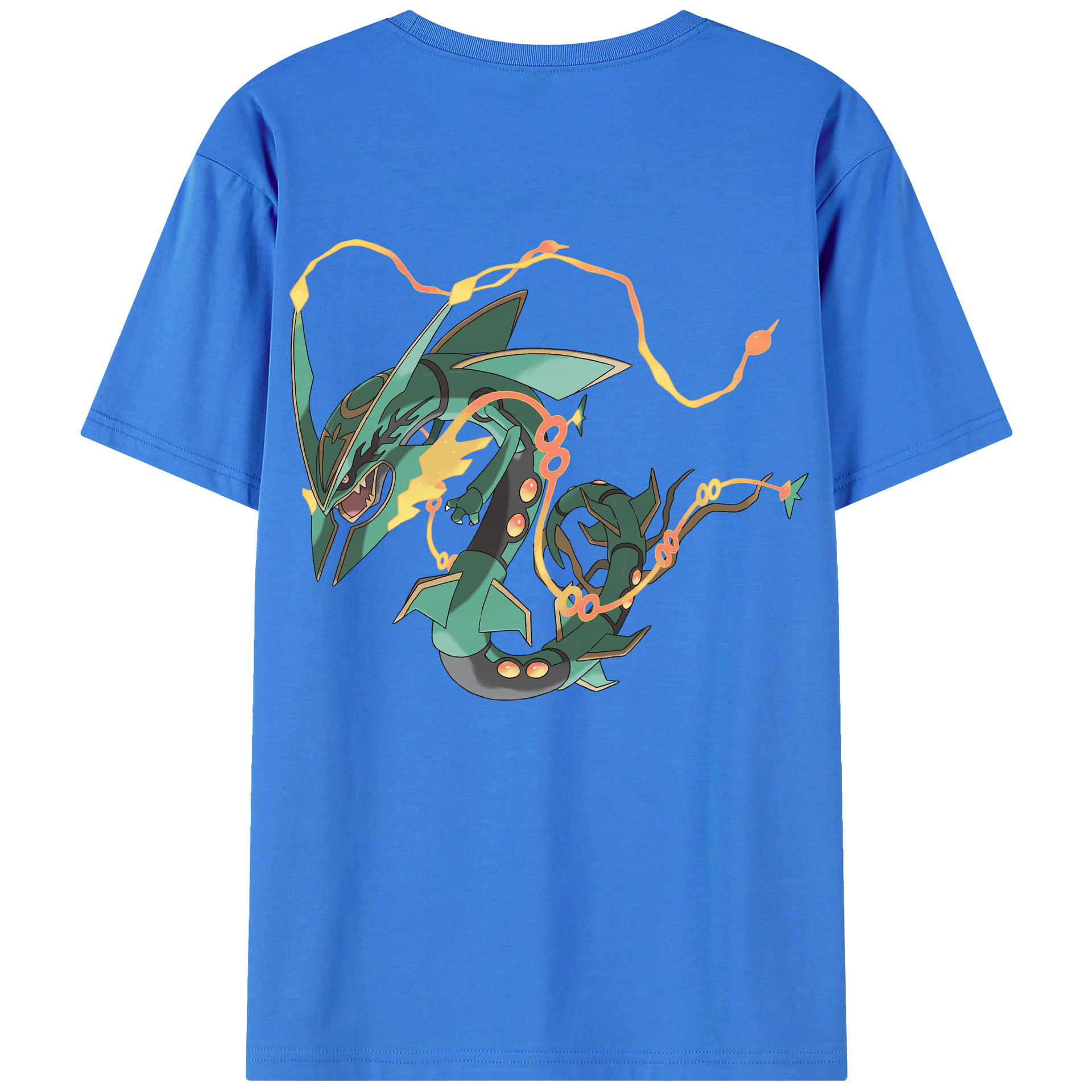（画像用） ポケットモンスター Pokémon 綿100％ メンズ半袖Tシャツ（バックプリント） 通気性