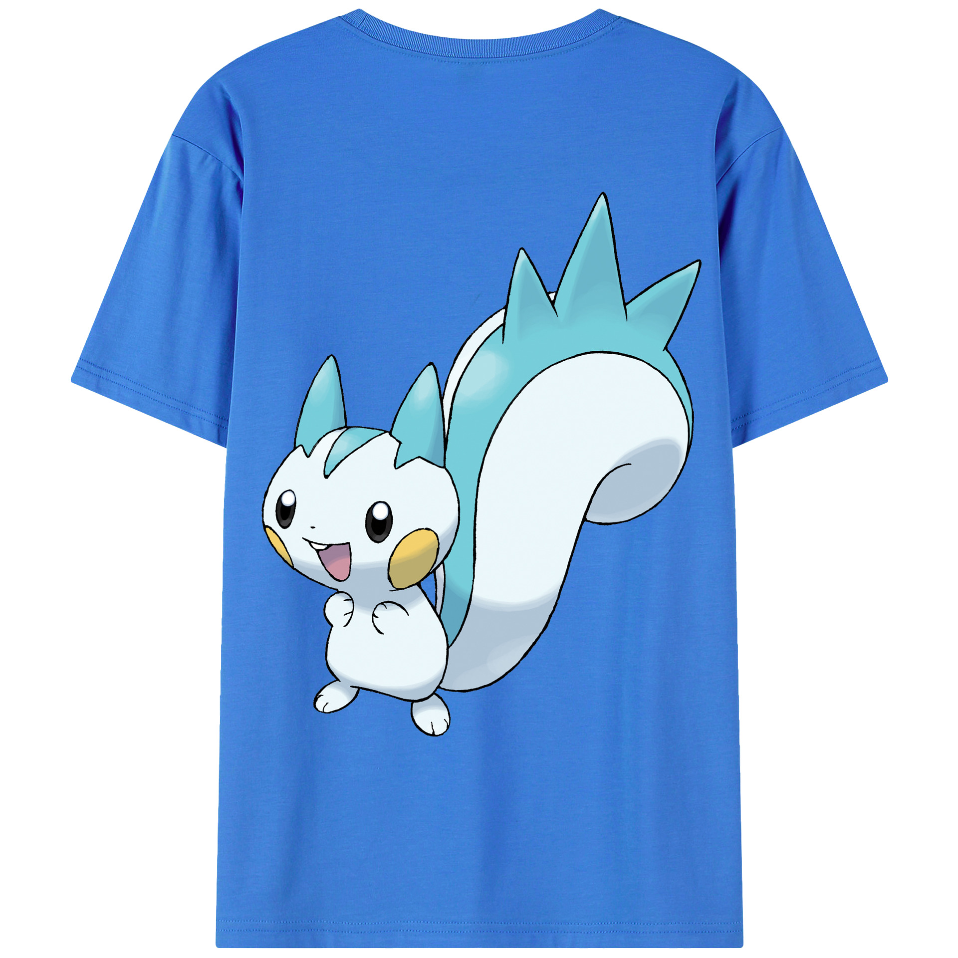 （画像用） ポケットモンスター Pokémon 綿100％ メンズ半袖Tシャツ（バックプリント） 通気性