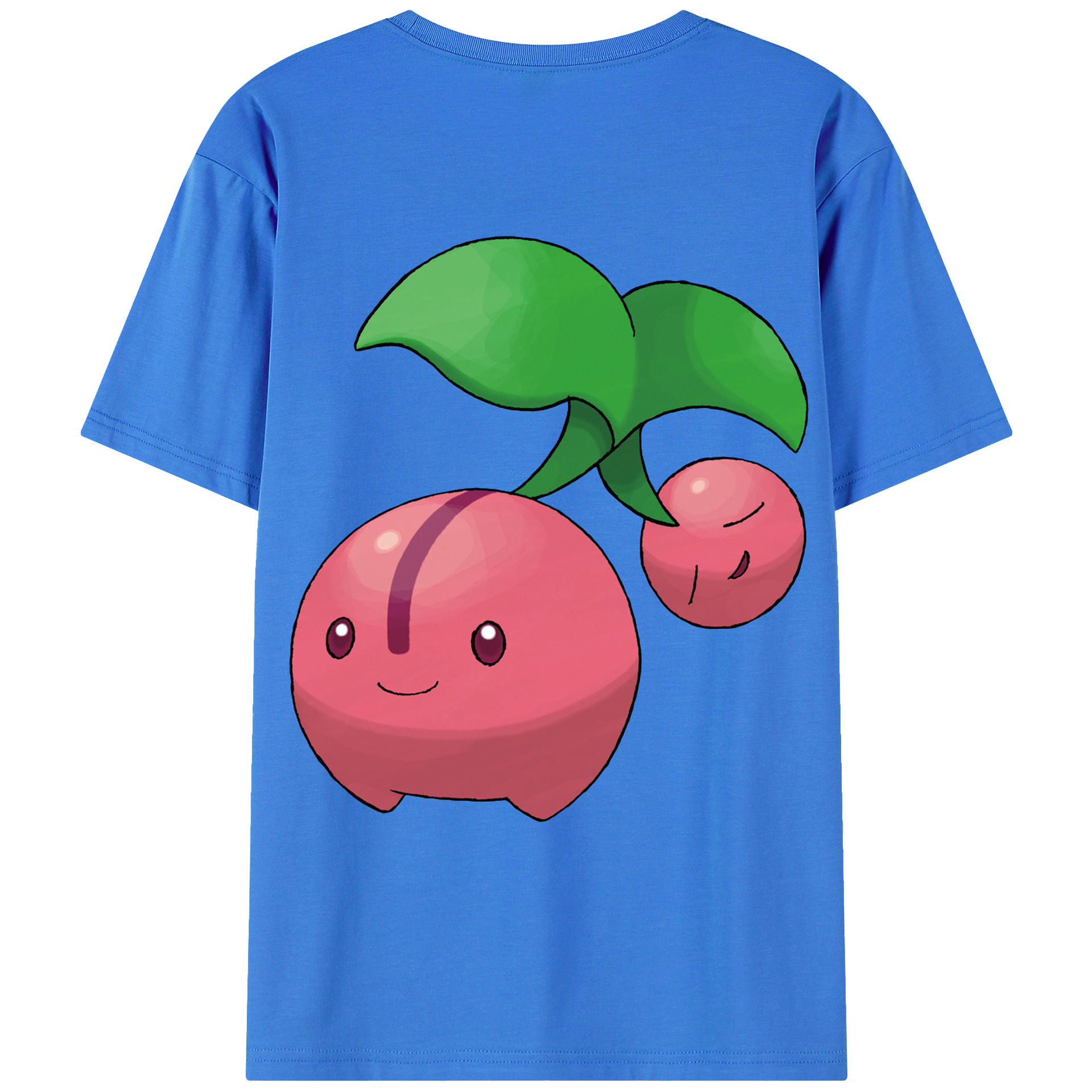（画像用） ポケットモンスター Pokémon 綿100％ メンズ半袖Tシャツ（バックプリント） 通気性