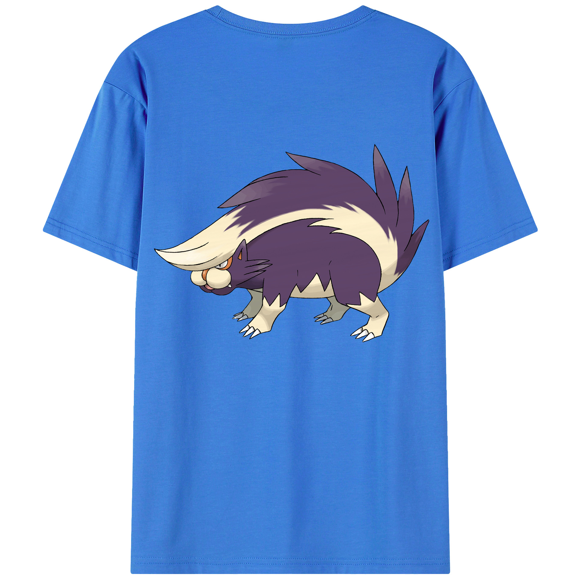 （画像用） ポケットモンスター Pokémon 綿100％ メンズ半袖Tシャツ（バックプリント） 通気性