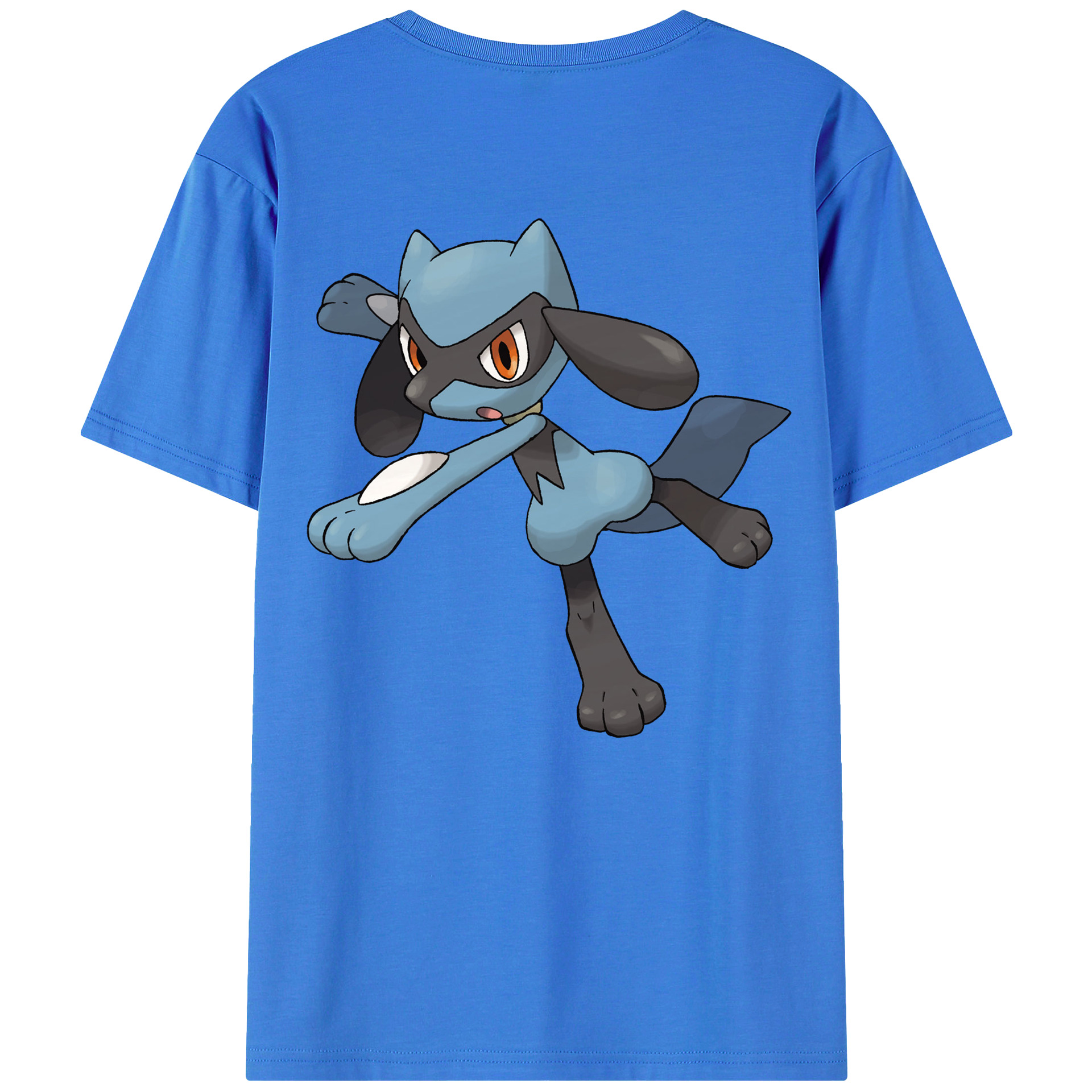 （画像用） ポケットモンスター Pokémon 綿100％ メンズ半袖Tシャツ（バックプリント） 通気性