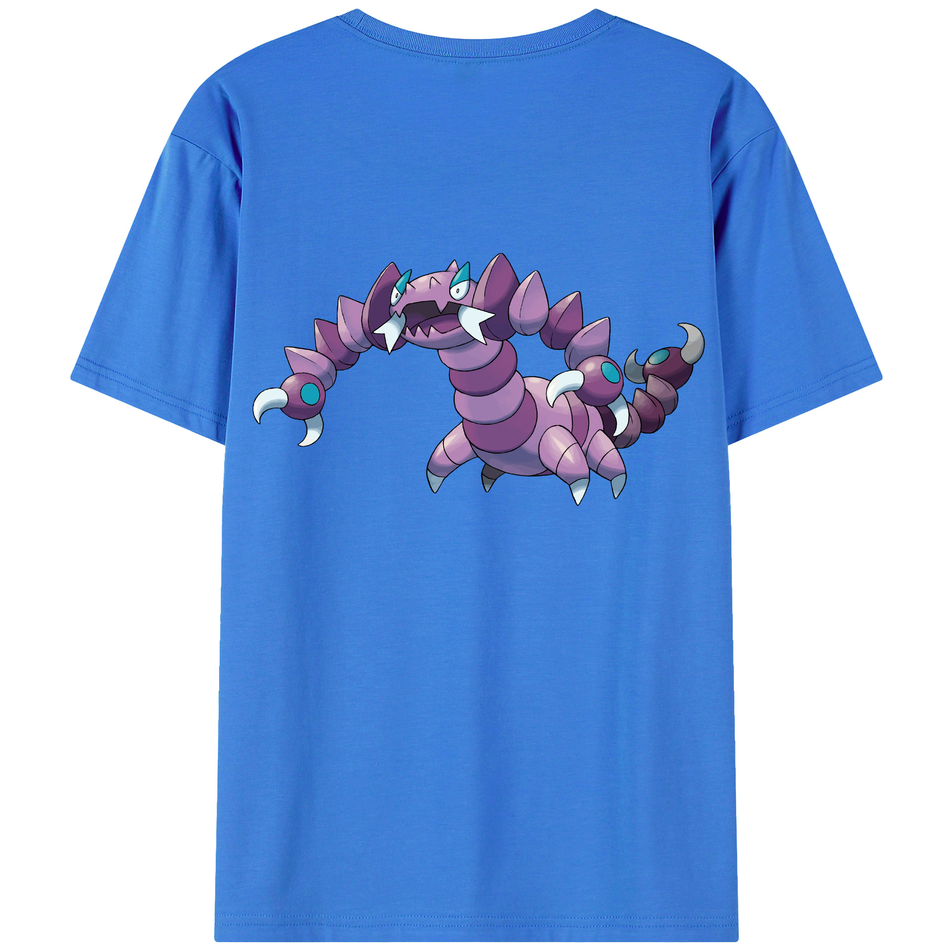（画像用） ポケットモンスター Pokémon 綿100％ メンズ半袖Tシャツ（バックプリント） 通気性