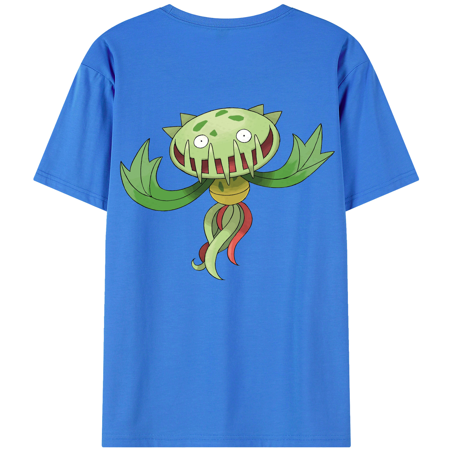 （画像用） ポケットモンスター Pokémon 綿100％ メンズ半袖Tシャツ（バックプリント） 通気性