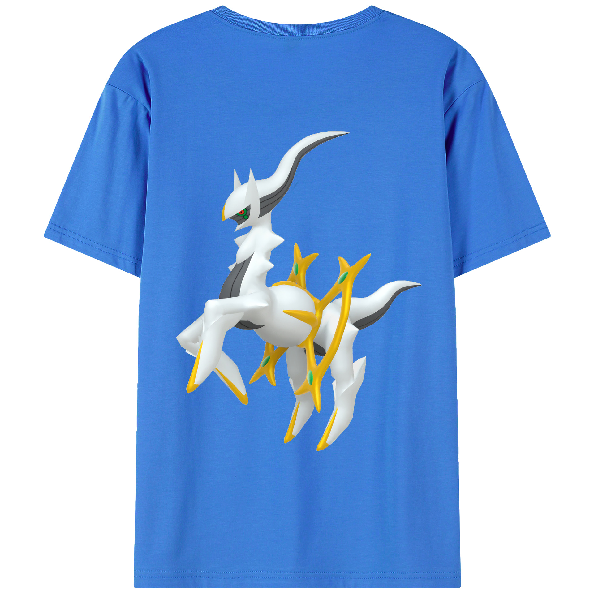 （画像用） ポケットモンスター Pokémon 綿100％ メンズ半袖Tシャツ（バックプリント） 通気性