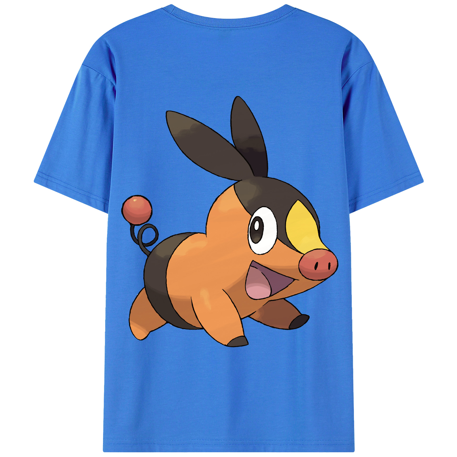 （画像用） ポケットモンスター Pokémon 綿100％ メンズ半袖Tシャツ（バックプリント） 通気性