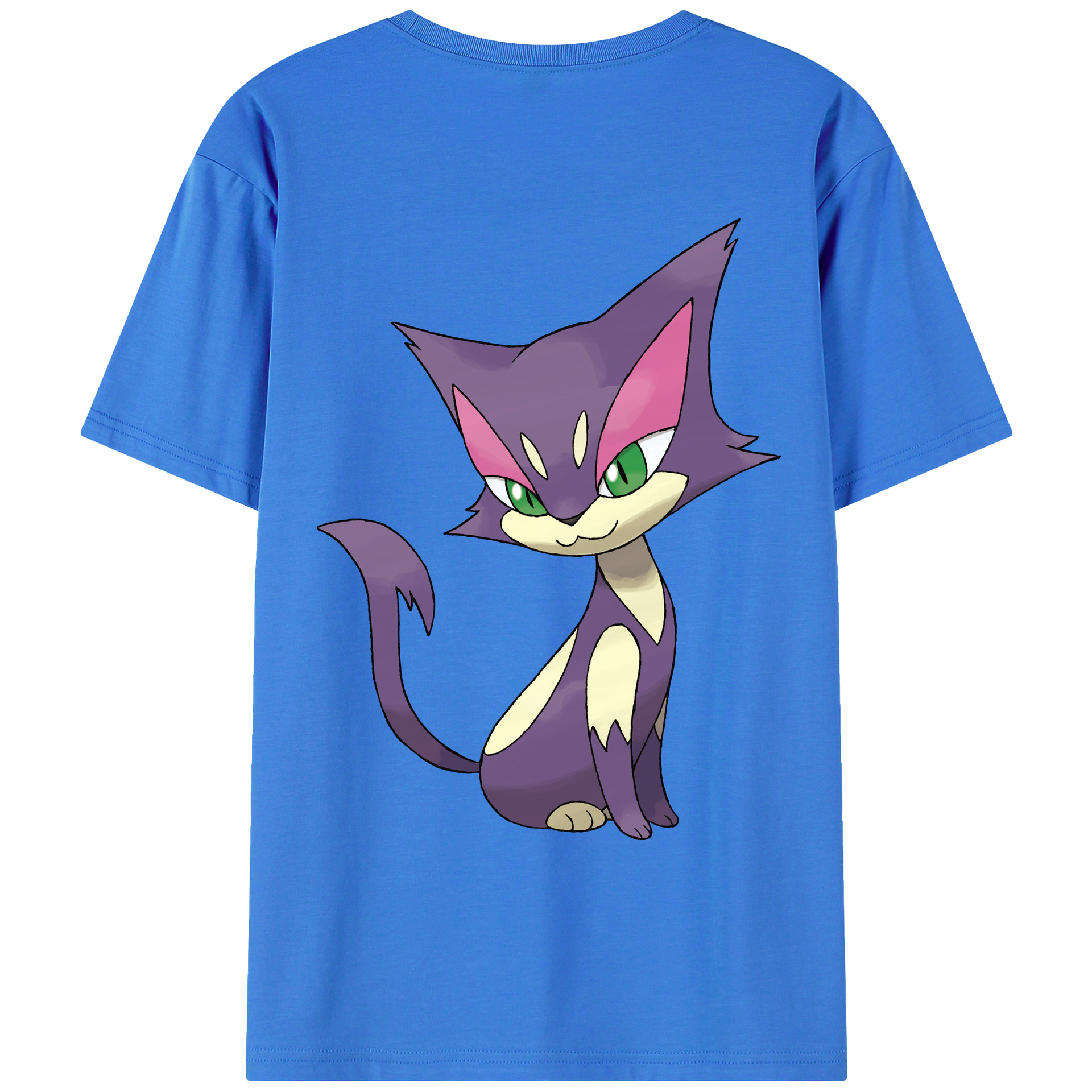 （画像用） ポケットモンスター Pokémon 綿100％ メンズ半袖Tシャツ（バックプリント） 通気性