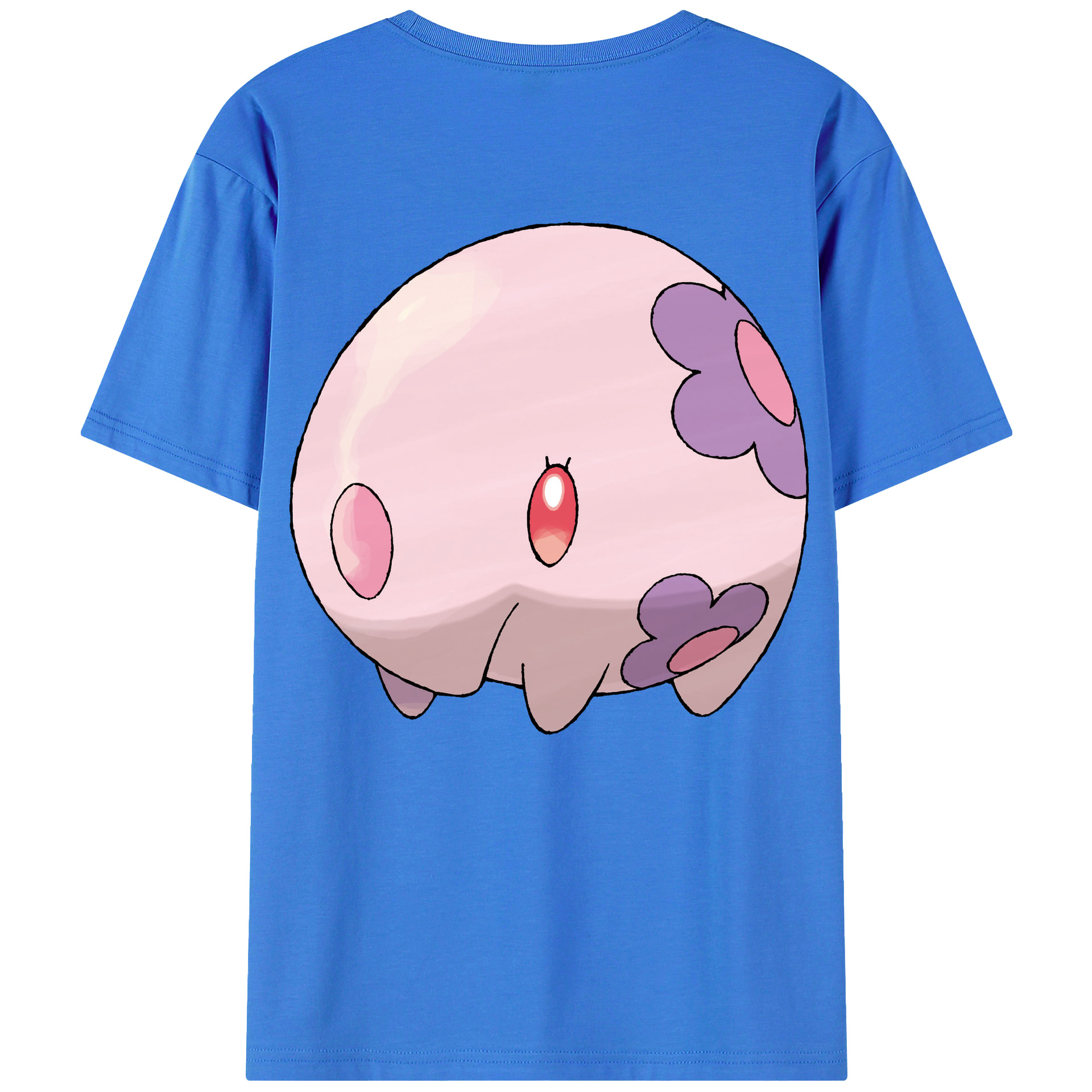 （画像用） ポケットモンスター Pokémon 綿100％ メンズ半袖Tシャツ（バックプリント） 通気性