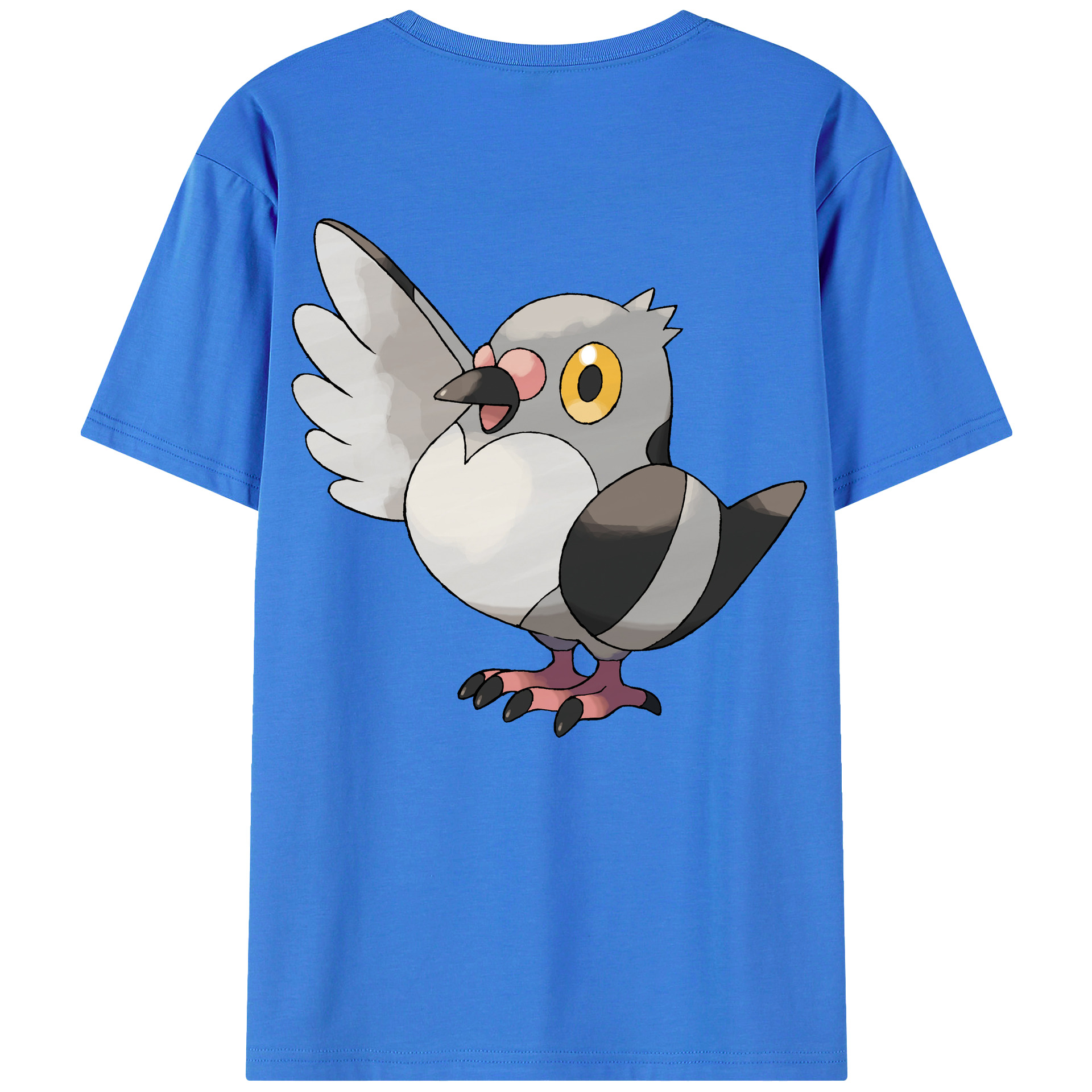 （画像用） ポケットモンスター Pokémon 綿100％ メンズ半袖Tシャツ（バックプリント） 通気性
