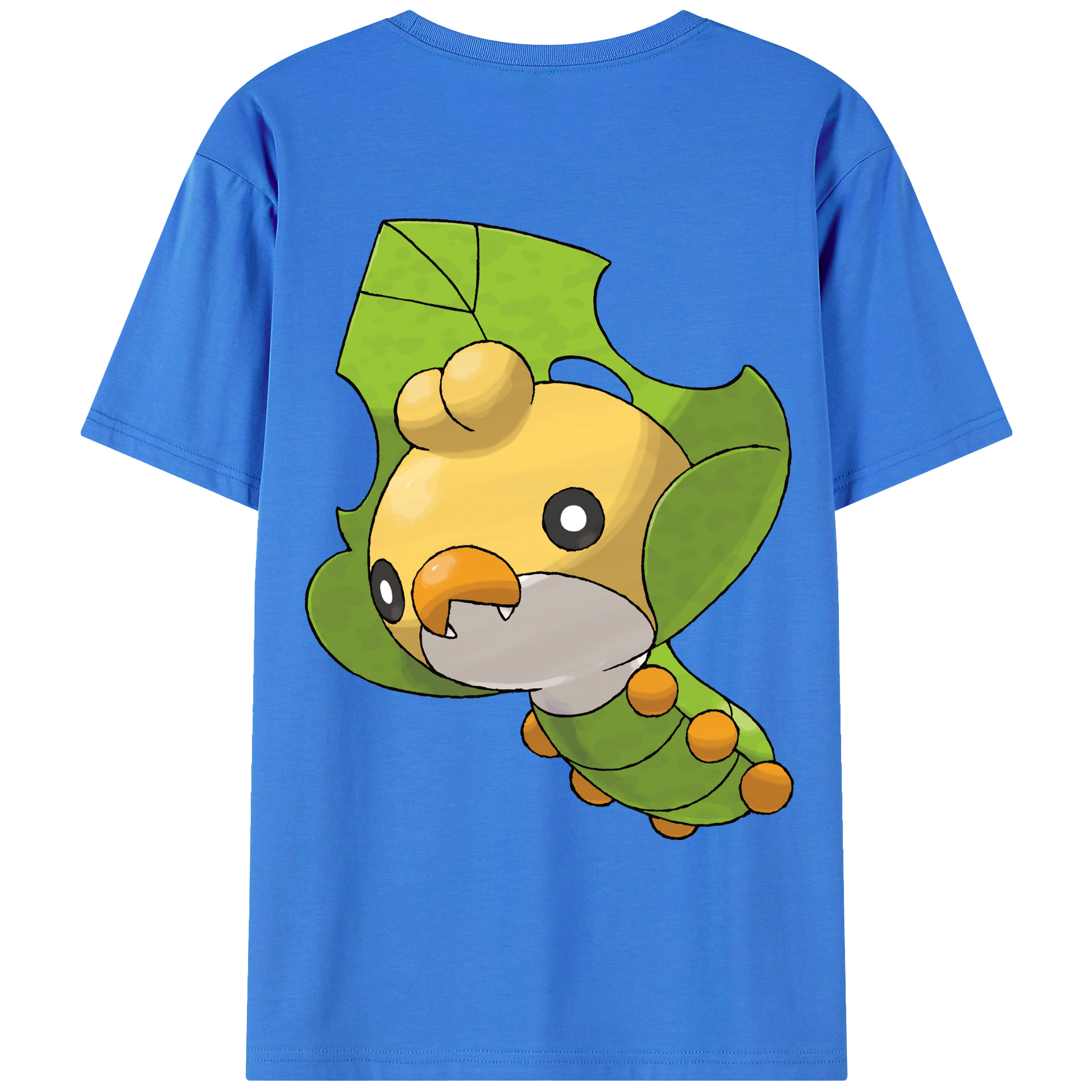 （画像用） ポケットモンスター Pokémon 綿100％ メンズ半袖Tシャツ（バックプリント） 通気性