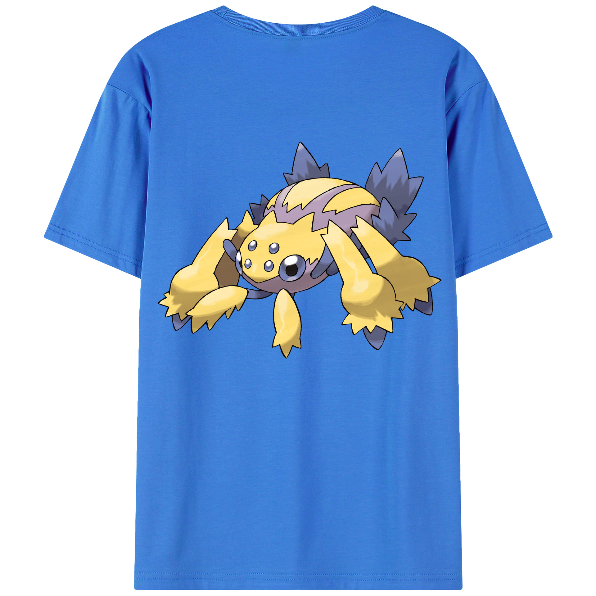 （画像用） ポケットモンスター Pokémon 綿100％ メンズ半袖Tシャツ（バックプリント） 通気性